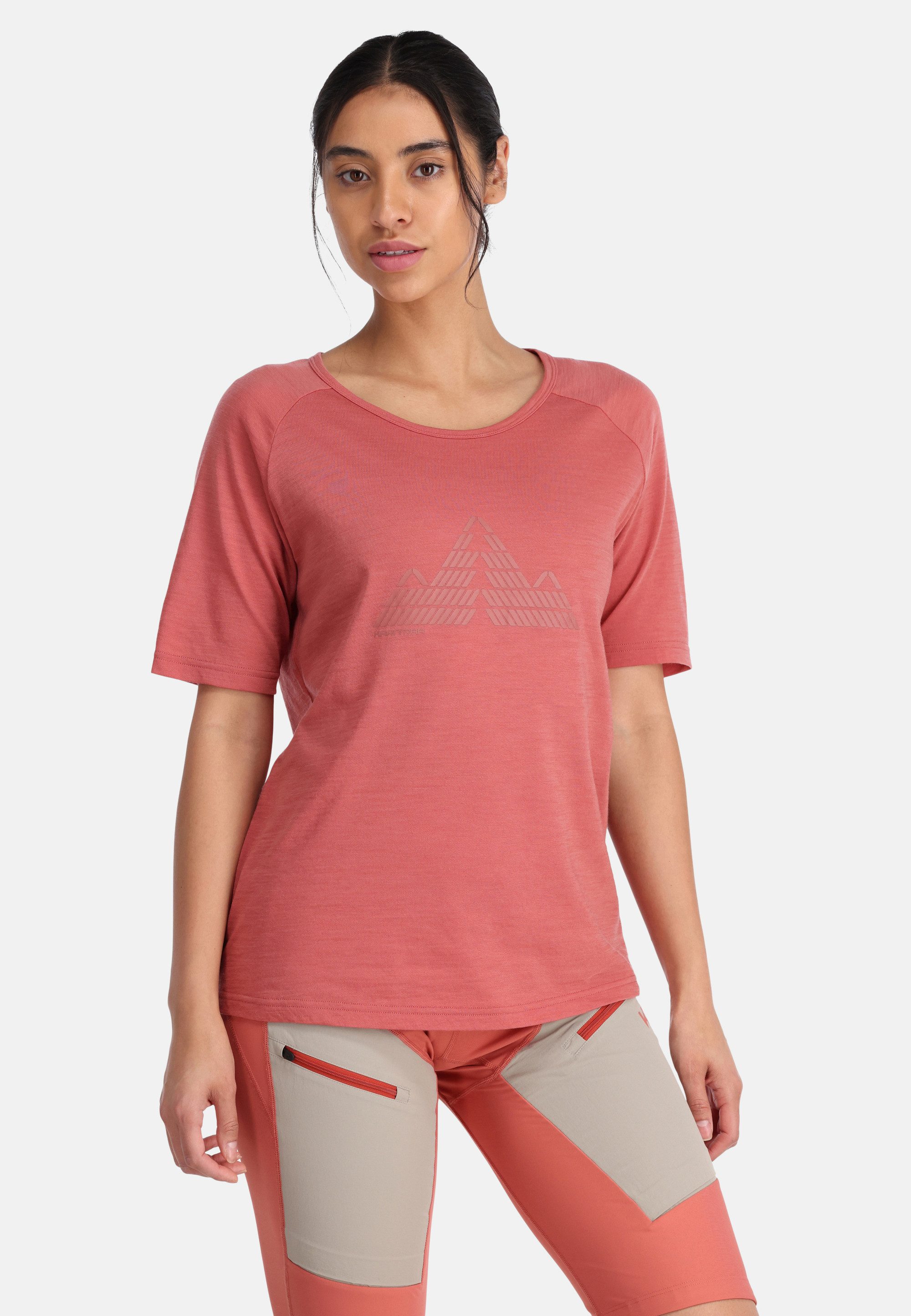 Kari Traa T-Shirt Ane mit atmungsaktivem Material und Flatlocknähten