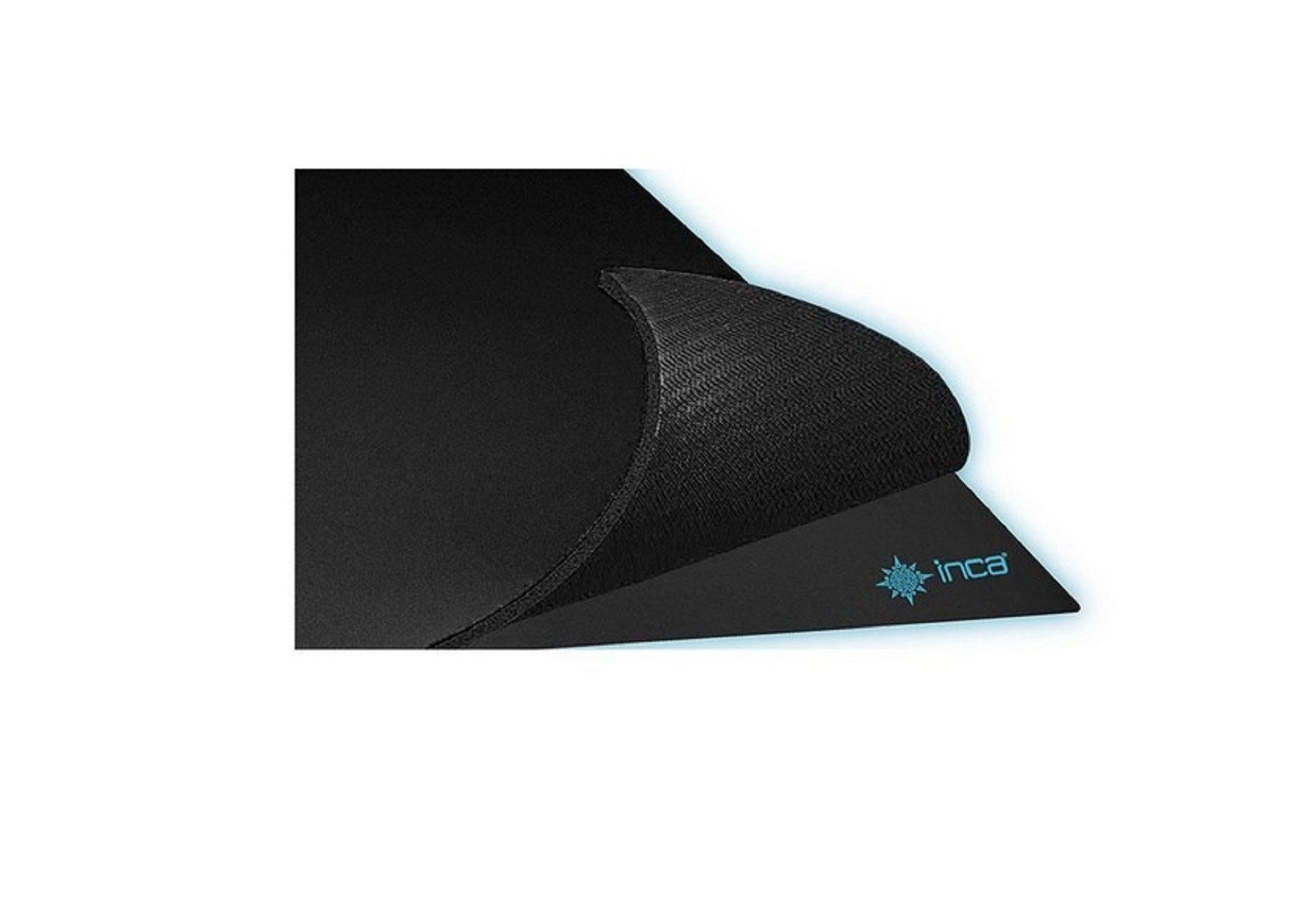 INCA Gaming Mauspad 22 cm x 29 cm, für präzise Steuerung und Komfort Schwarz