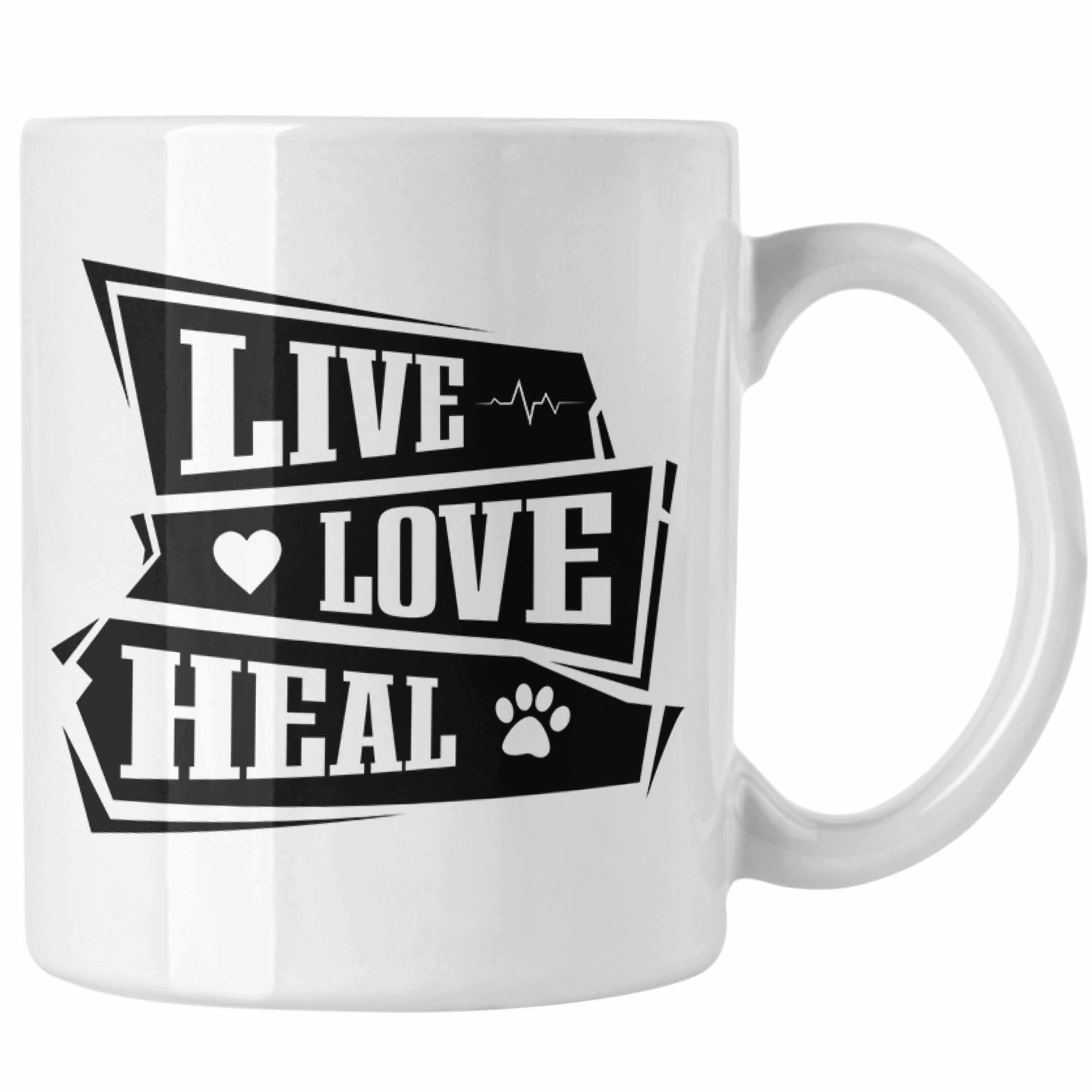 Trendation Tasse Geschenk Lustiger Geschenkidee Tierärztin Ka für Tierarzt Spruch Tasse Weiss