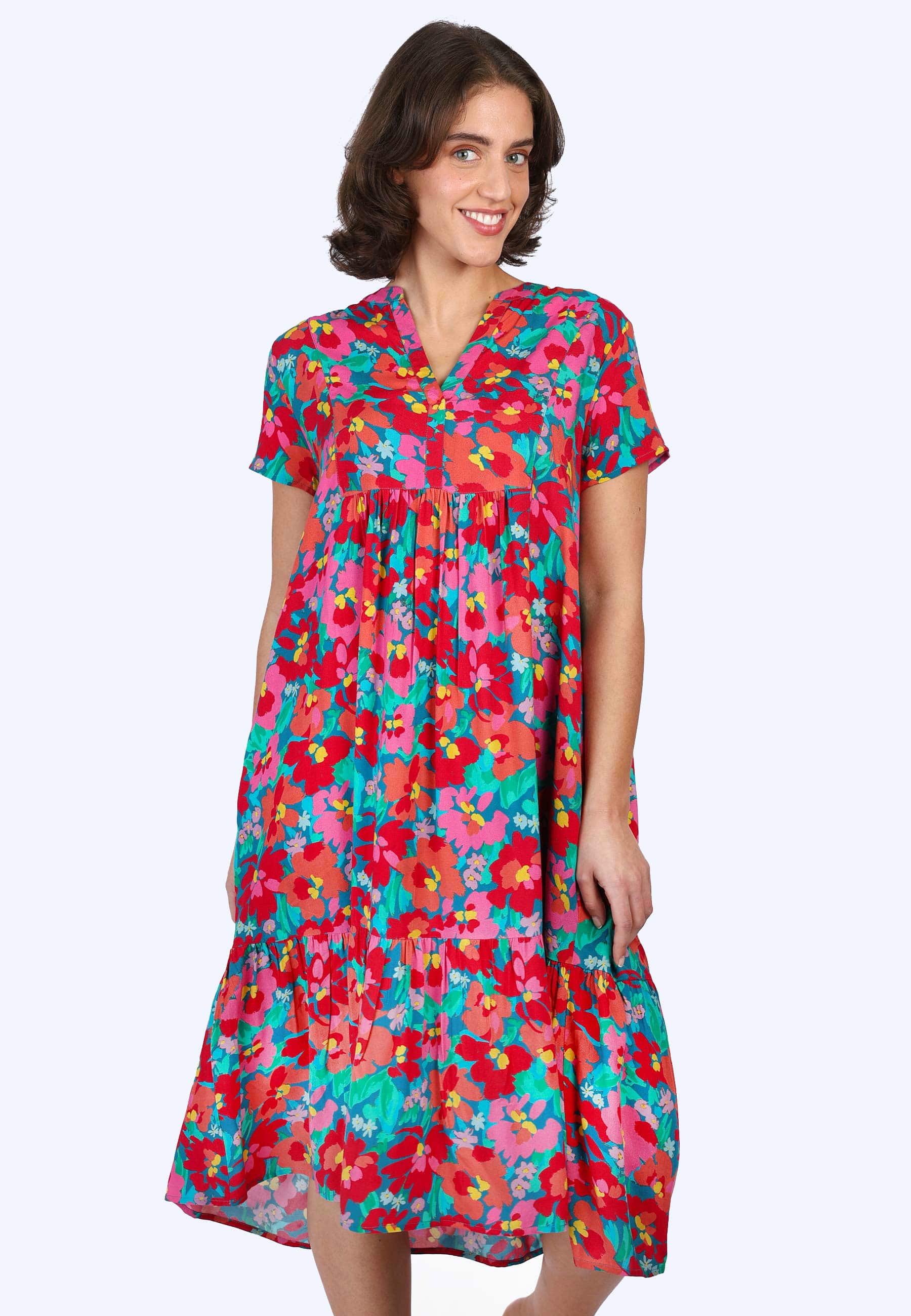 Deerberg Sommerkleid Embla Big Flower günstig online kaufen