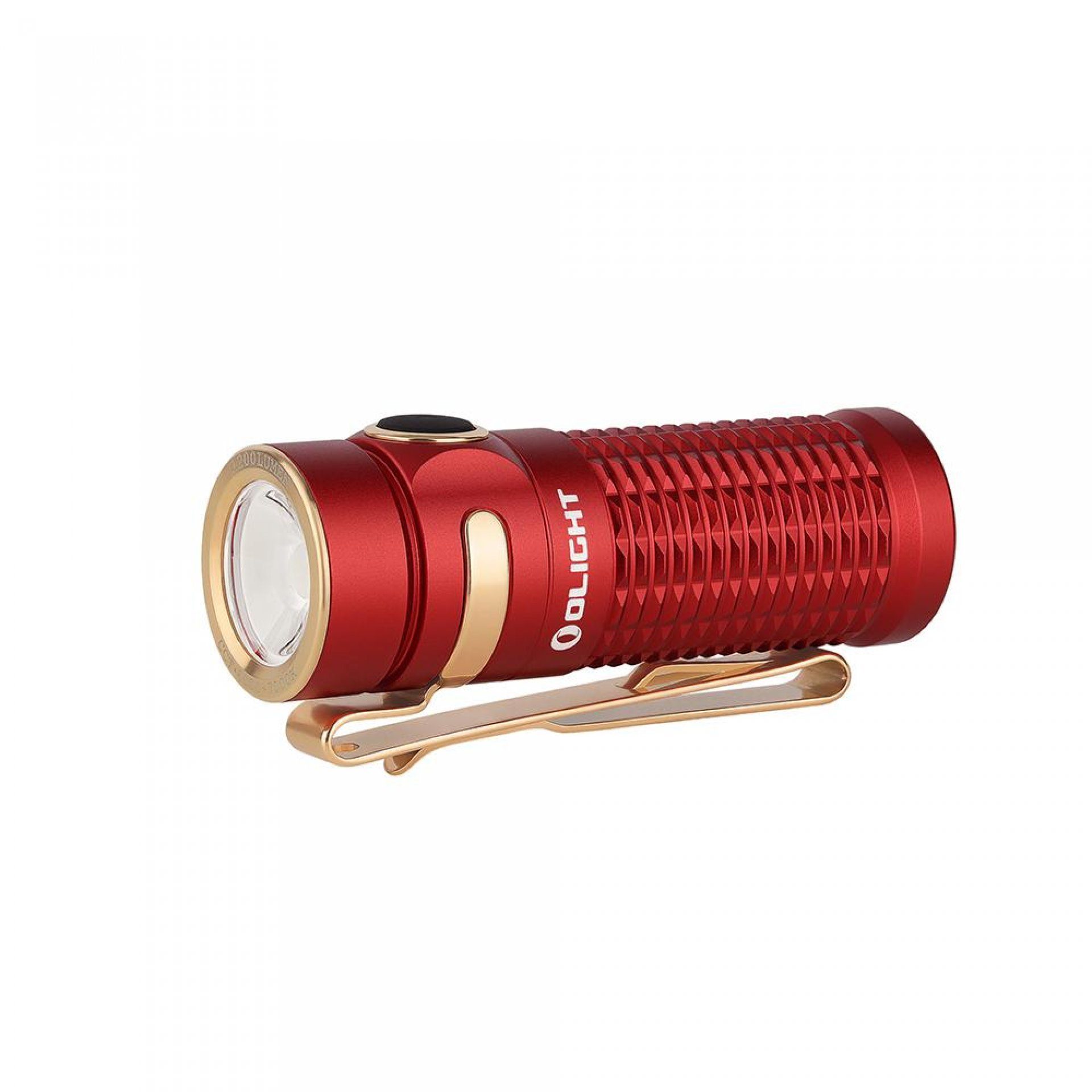 OLIGHT LED Taschenlampe OLIGHT Baton 3 LED Aufladbare Kaltweiße Taschenlampe rot