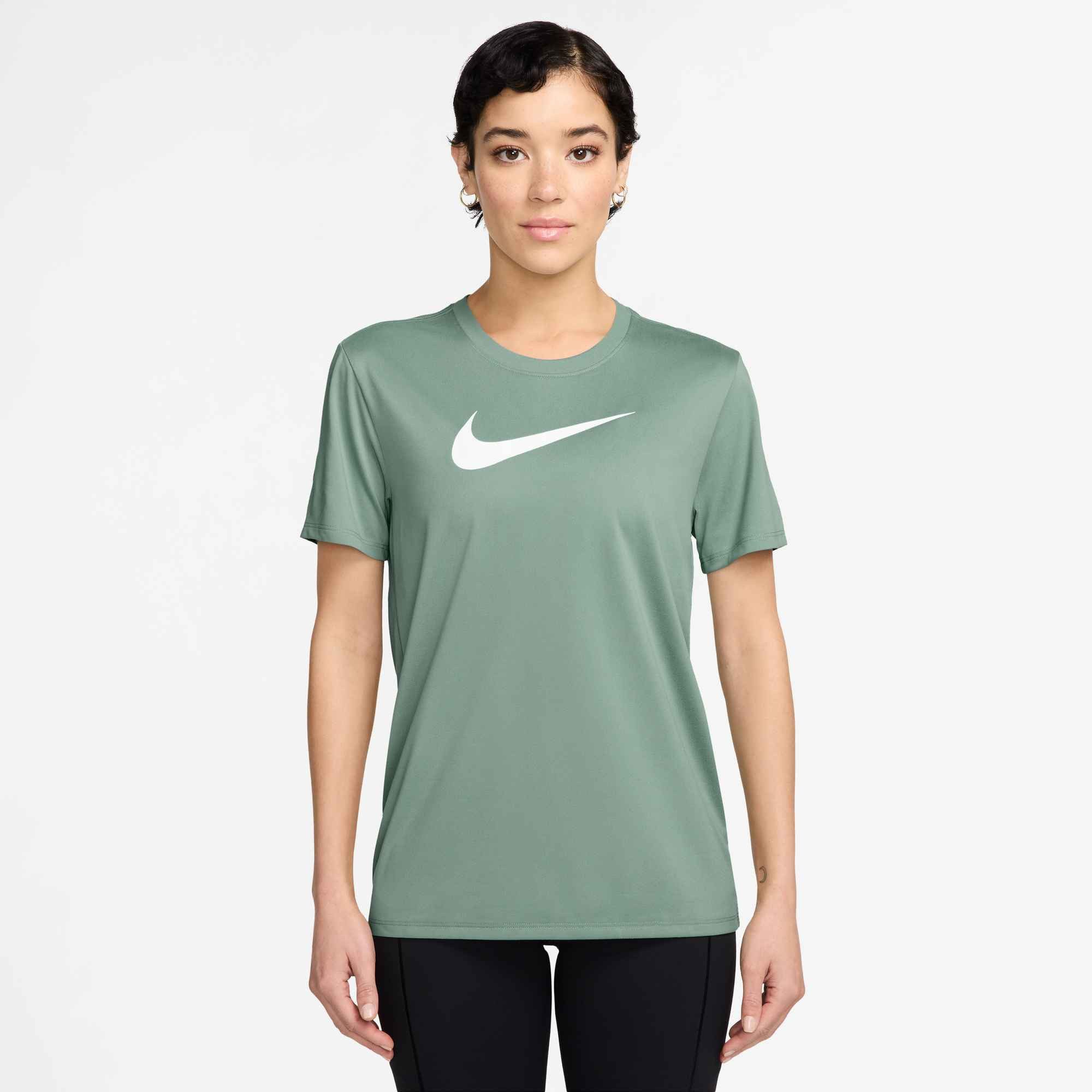 Nike T-Shirt W NK DF TEE RLGND HBR mit Rundhalsausschnitt, Kurzarm-Design, aus Jersey-Material