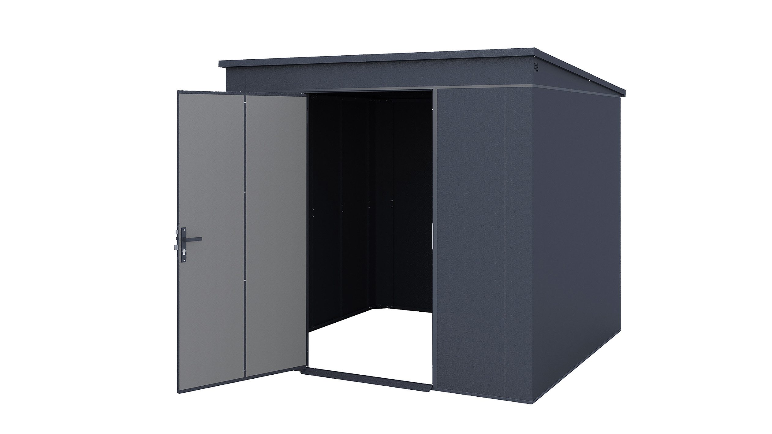 weka Gerätehaus Gary 6, BxT: 242x248 cm, Metall pulverbeschichtet, Größe 6