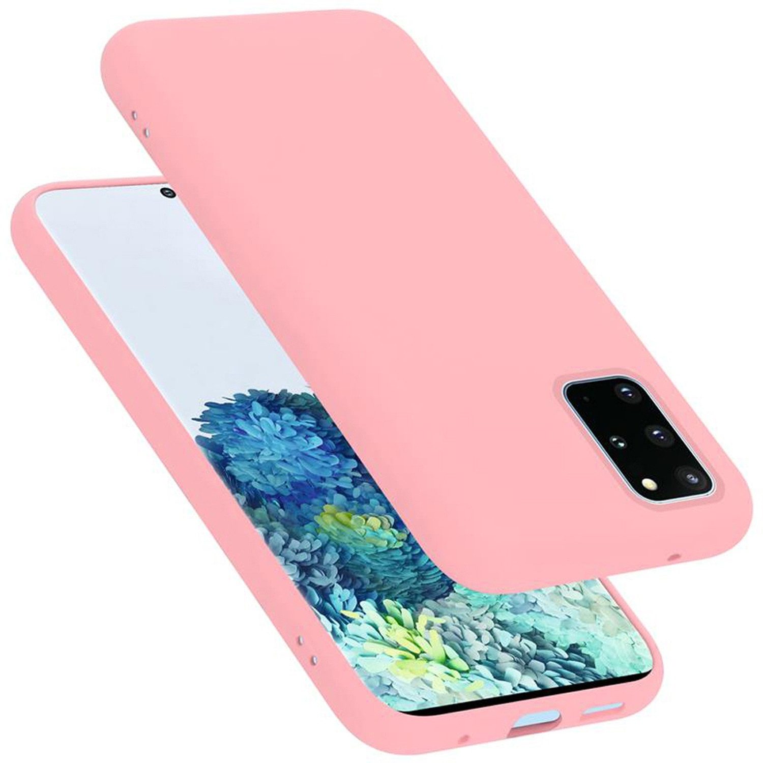 Cadorabo Handyhülle für Samsung Galaxy S20 PLUS Hülle Samsung Galaxy S20 PLUS, Flexible Hülle TPU Silikon Schutzhülle Back Cover Case