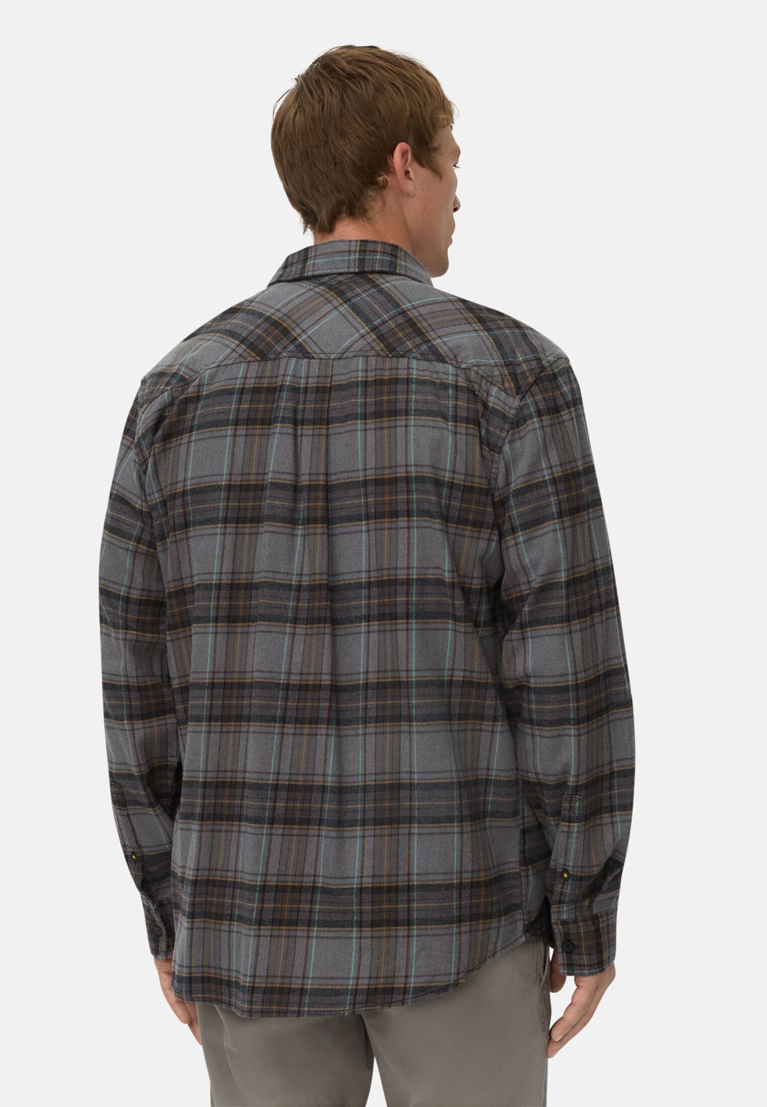 camel active Flanellhemd aus leichtem Flanell Langarm Kentkragen Kentkragen günstig online kaufen