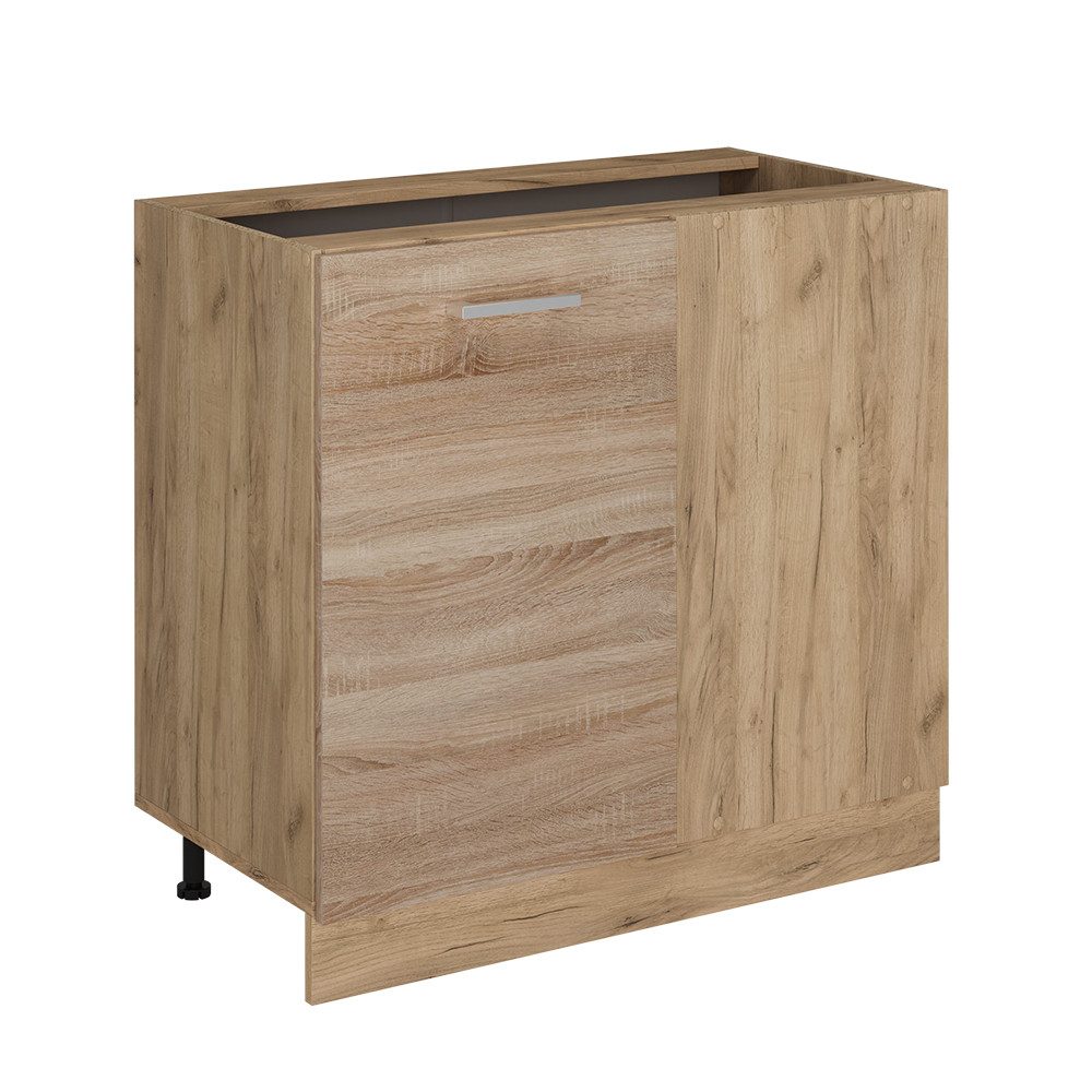 Vicco Eckunterschrank R-Line, Sonoma/Goldkraft Eiche, 86 günstig online kaufen