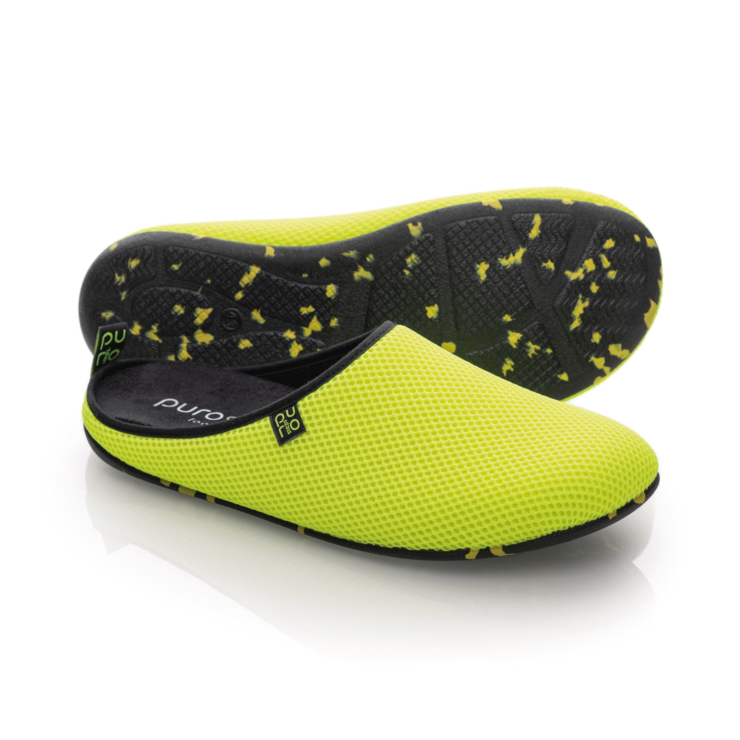 purosteps Casa-Eco Hausschuh Hergestellt aus recycelten PET Flaschen, Handgefertigt, Naturkautschuk