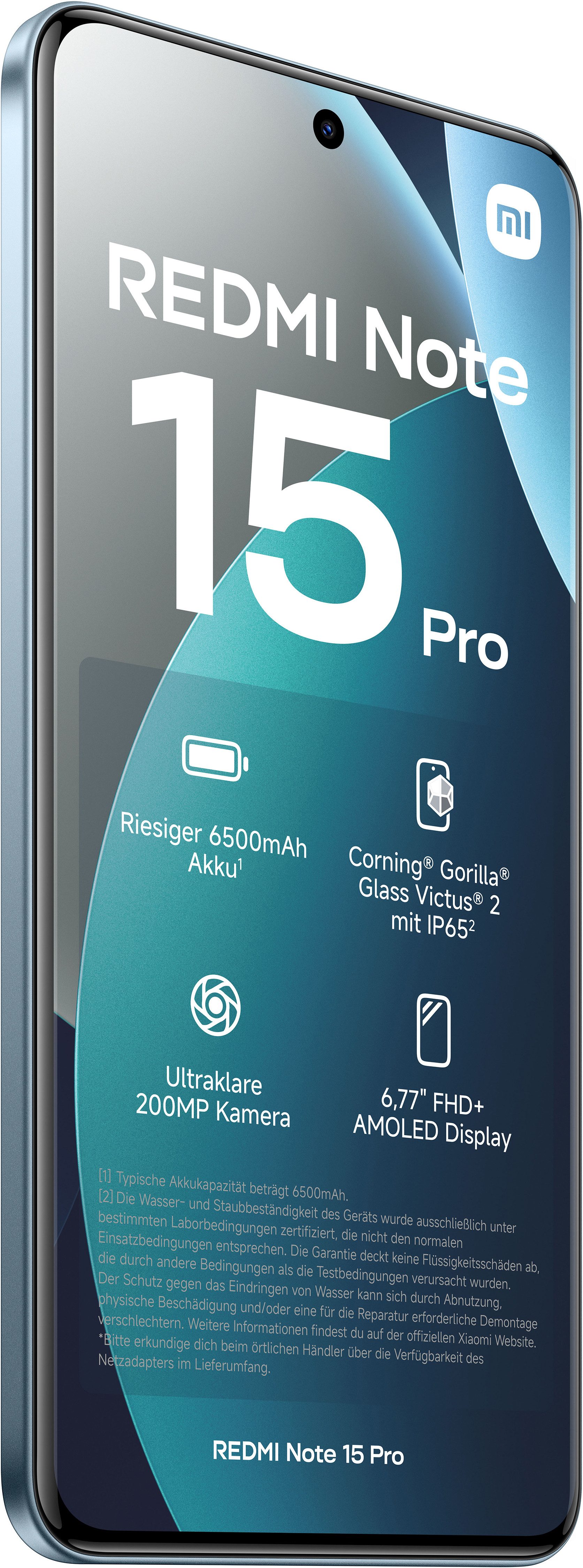 Xiaomi Redmi Note 15 Pro 8+256 Smartphone (17,34 cm/6,83 Zoll, 256 GB Speicherplatz, 200 MP Kamera)