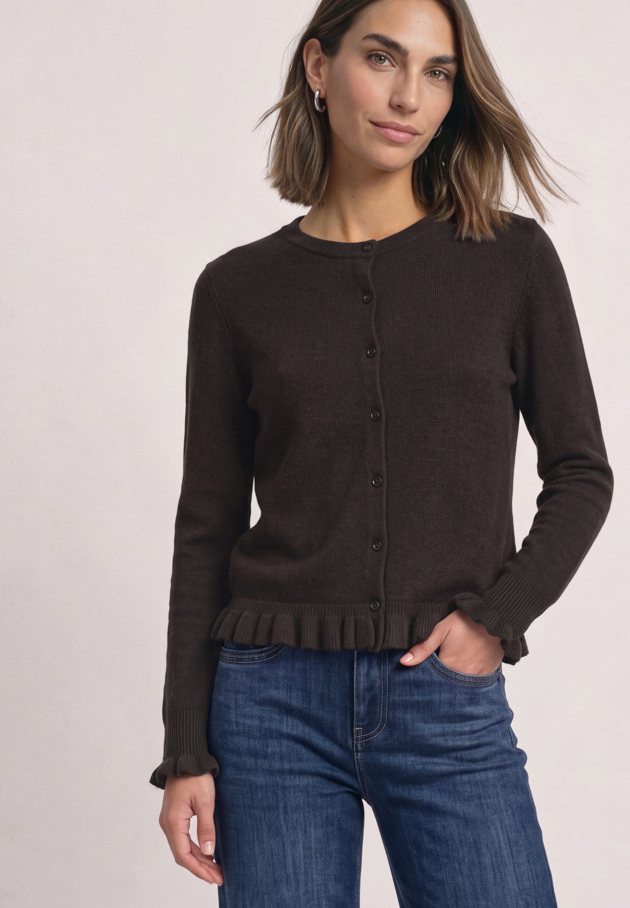 STREET ONE Cardigan mit Knopfleiste
