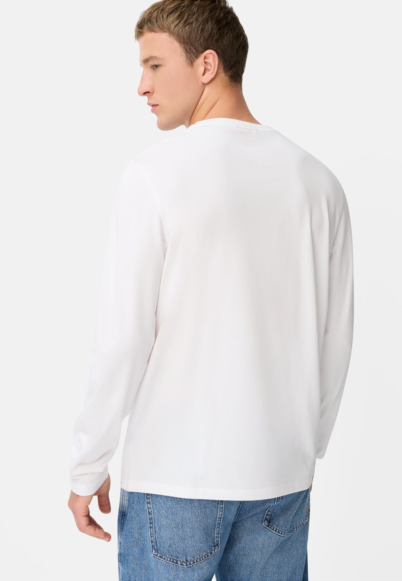 camel active Langarmshirt aus einem Baumwollmix Langarm Rundhals günstig online kaufen