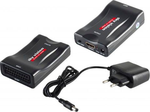 SHC 01 - Scart zu HDMI Konverter Adapter