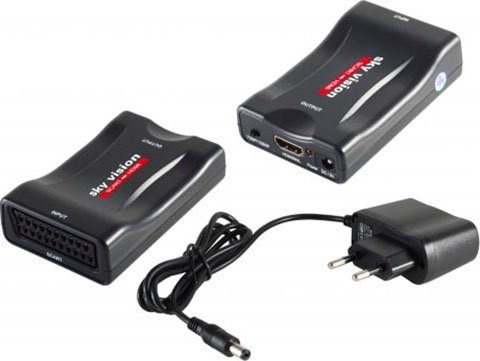 Sky Vision SHC 01 - Scart zu HDMI Konverter Адаптери