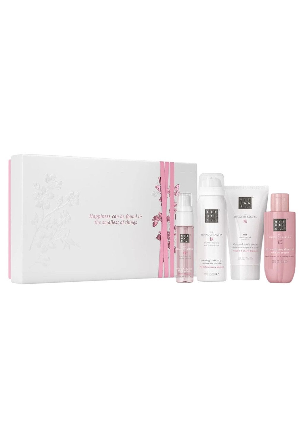 Rituals Pflege-Geschenkset The Ritual of Sakura Beauty Luxus-Set, Belebend mit dem zarten Duft von Kirschblüten und Reismilch.
