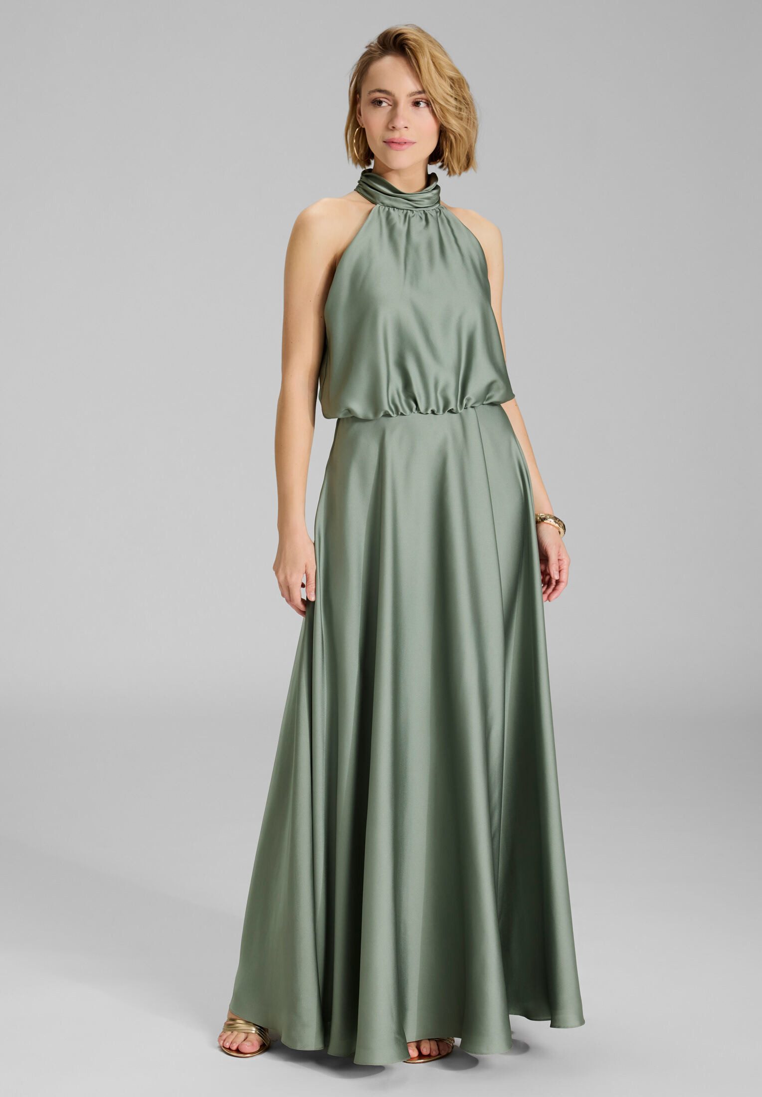 SWING Abendkleid Taillierter Schnitt mit fließendem Rockteil günstig online kaufen