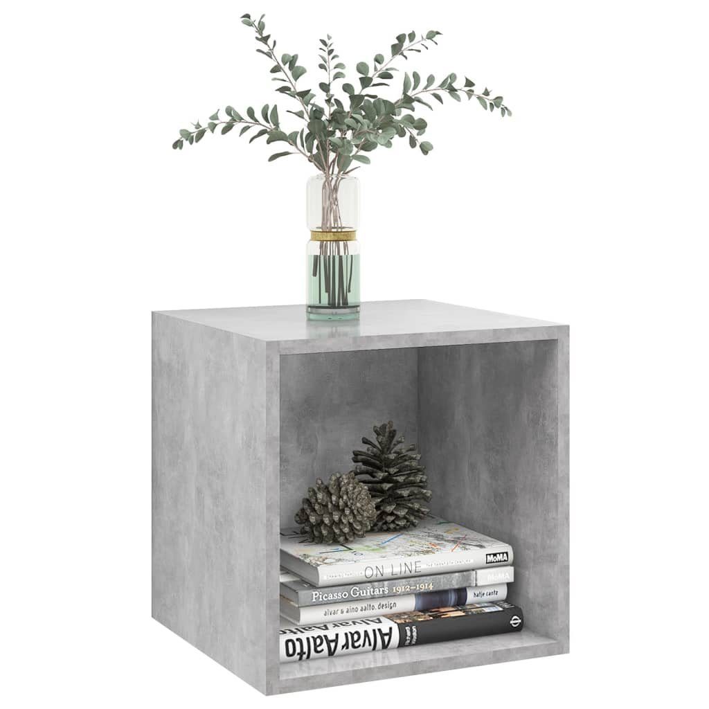 vidaXL Regal Wandschrank Betongrau 37x37x37 cm günstig online kaufen