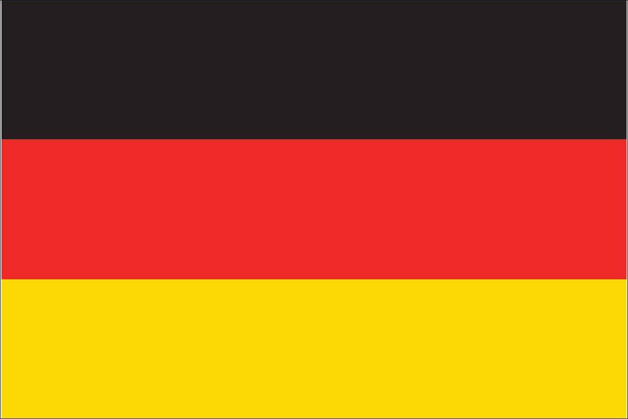 160 Querformat flaggenmeer g/m² Deutschland Flagge