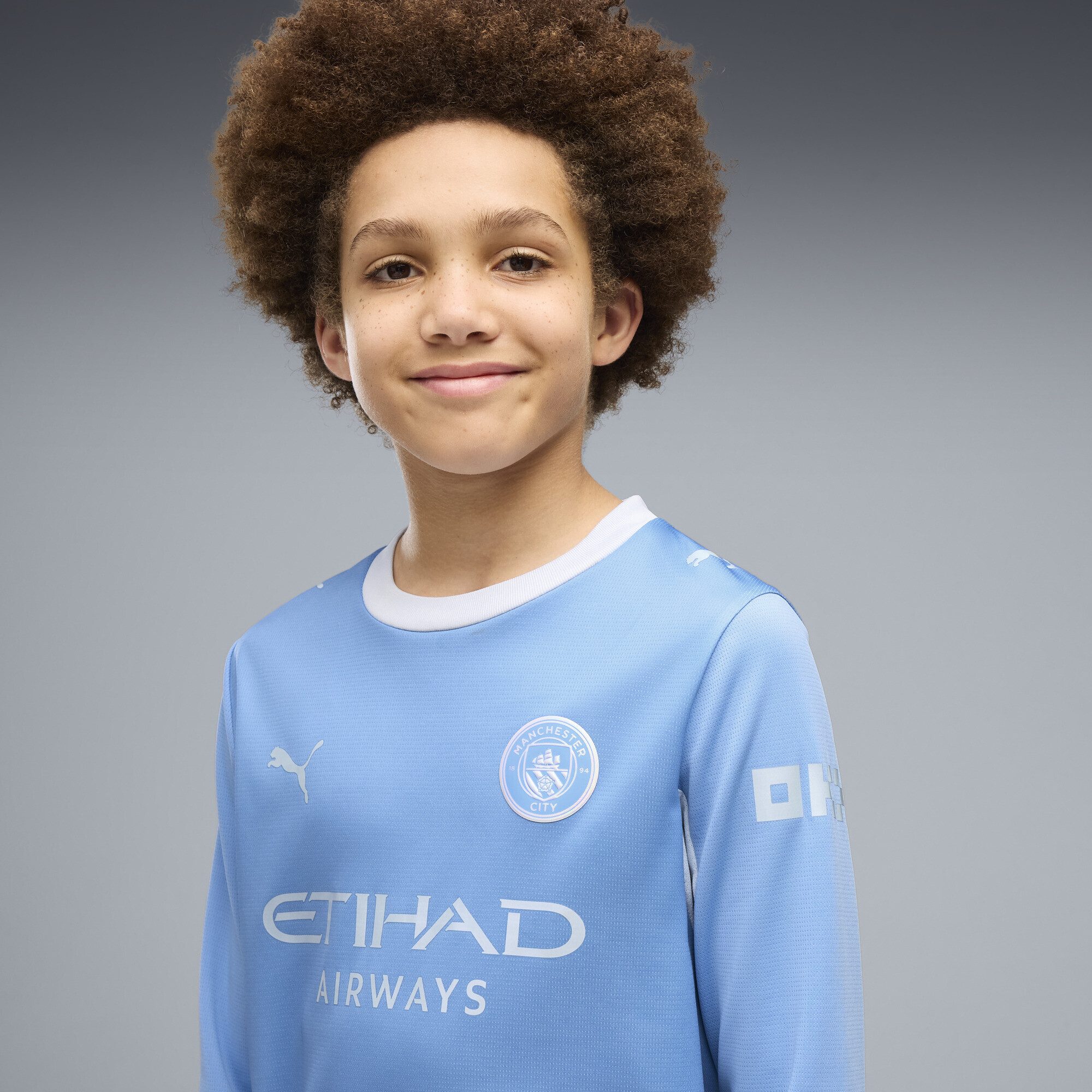 PUMA Trainingsshirt Manchester City 26/27 Langarm-Heimtrikot Jugendliche