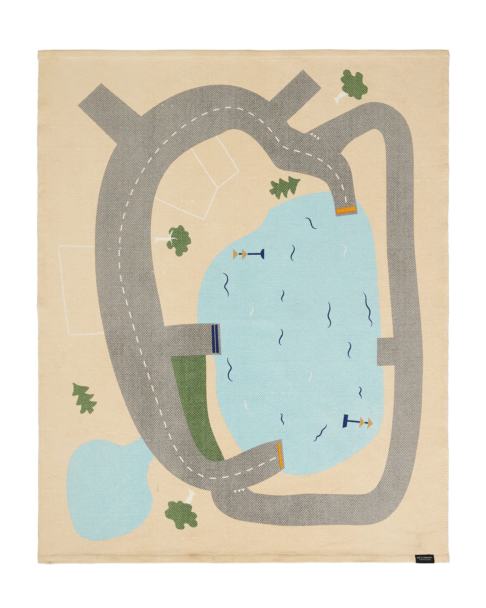 Kids Concept Kinderteppich Spielteppich Aiden, rechteckig