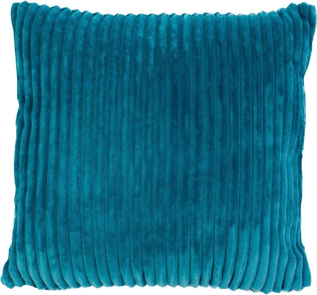 Gözze Dekokissen Cord-Optik Dekokissen, 50x50 cm, passend zu Cord-Optik Decke, Kissenhülle & Füllung, 1 Stück