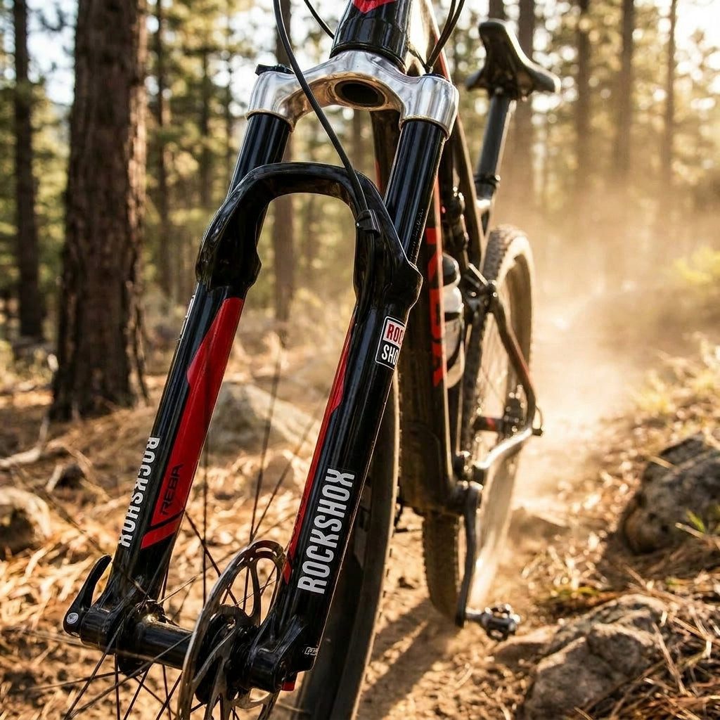 RockShox Federgabel RockShox Gabel-Standrohr+BrückeCSU Reba 26 SoloAir 80-100mm 40 Offset