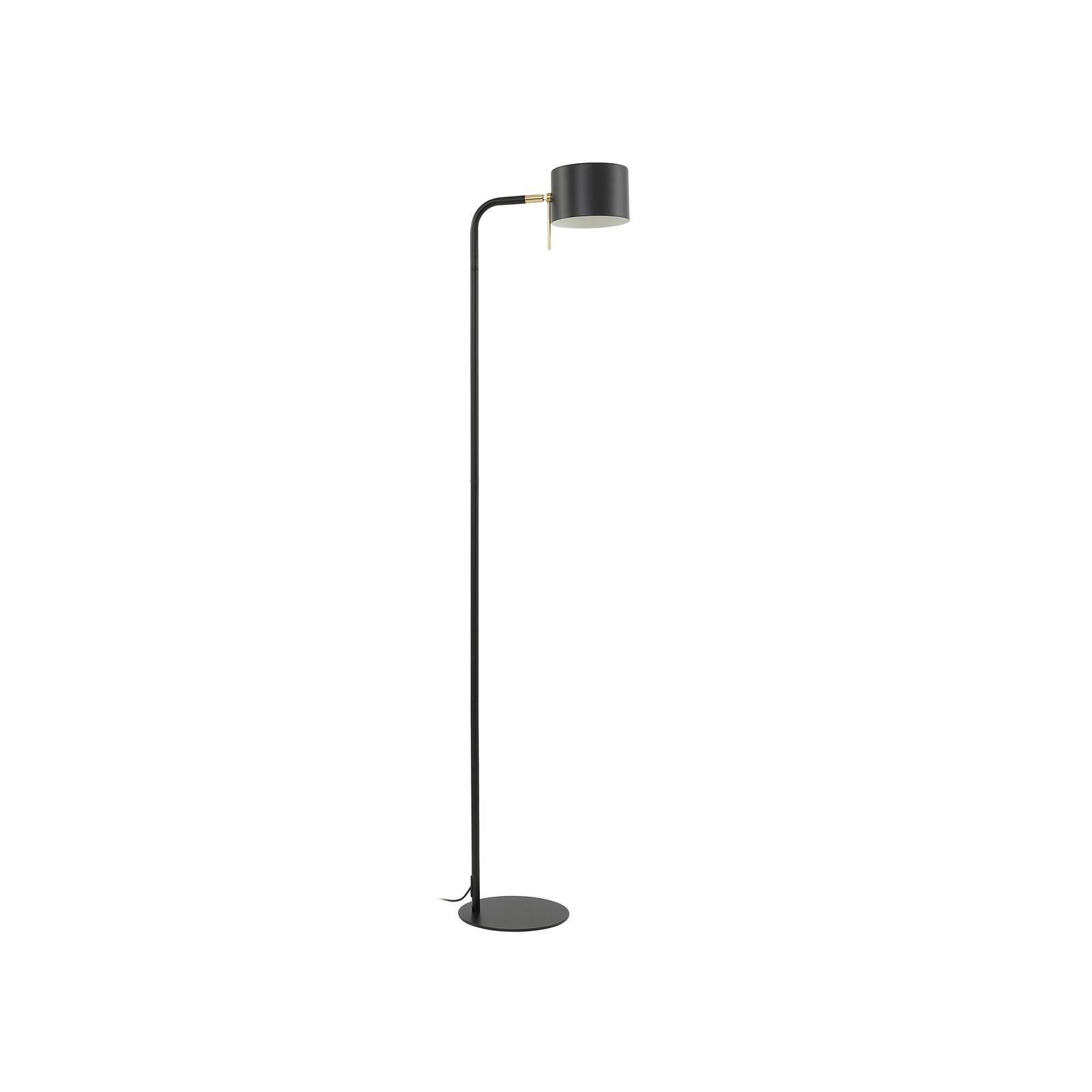 Lindby Stehlampe Kaida, Metall, Schwarz IP20, 1 x 15 W LED