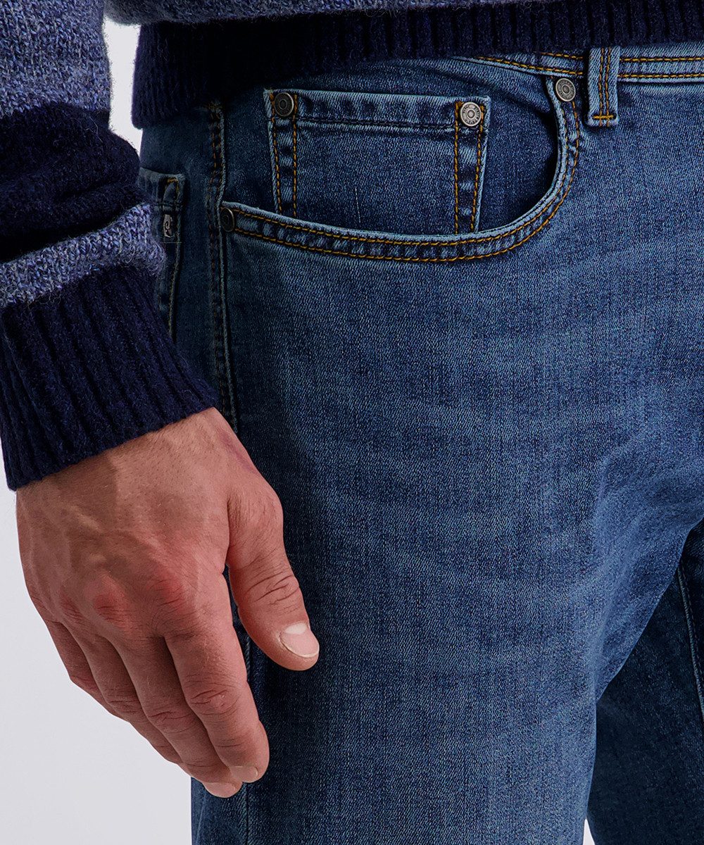 Pierre Cardin 5-Pocket-Jeans PC-Lyon aus Baumwolldenim-Mix mit Stretch – Bild 3 von 5