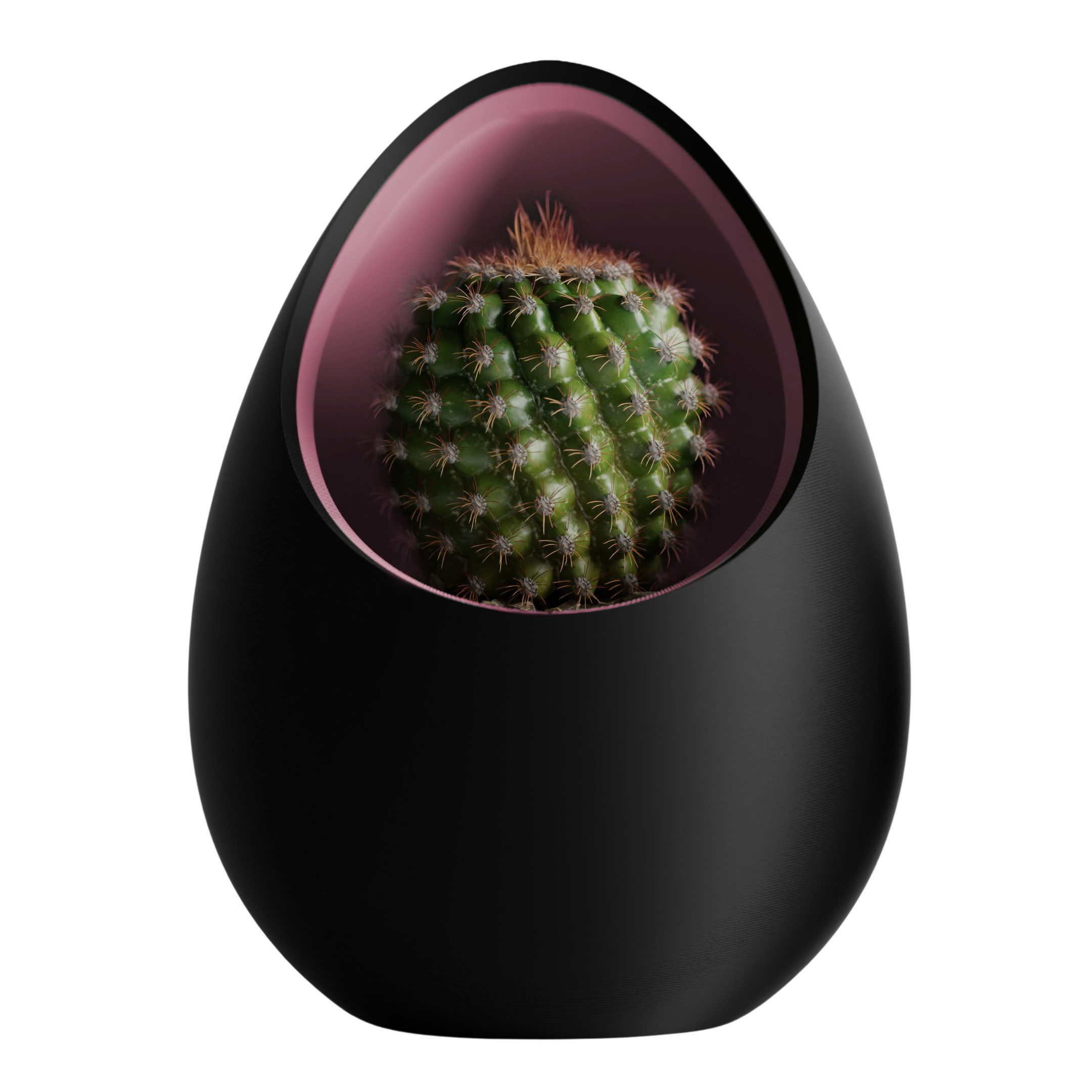 Shapes - Decorations Blumentopf Nuvia Planter – Inspired by the idea of a nest. (Topf und Einsatz), Two-Tone Design