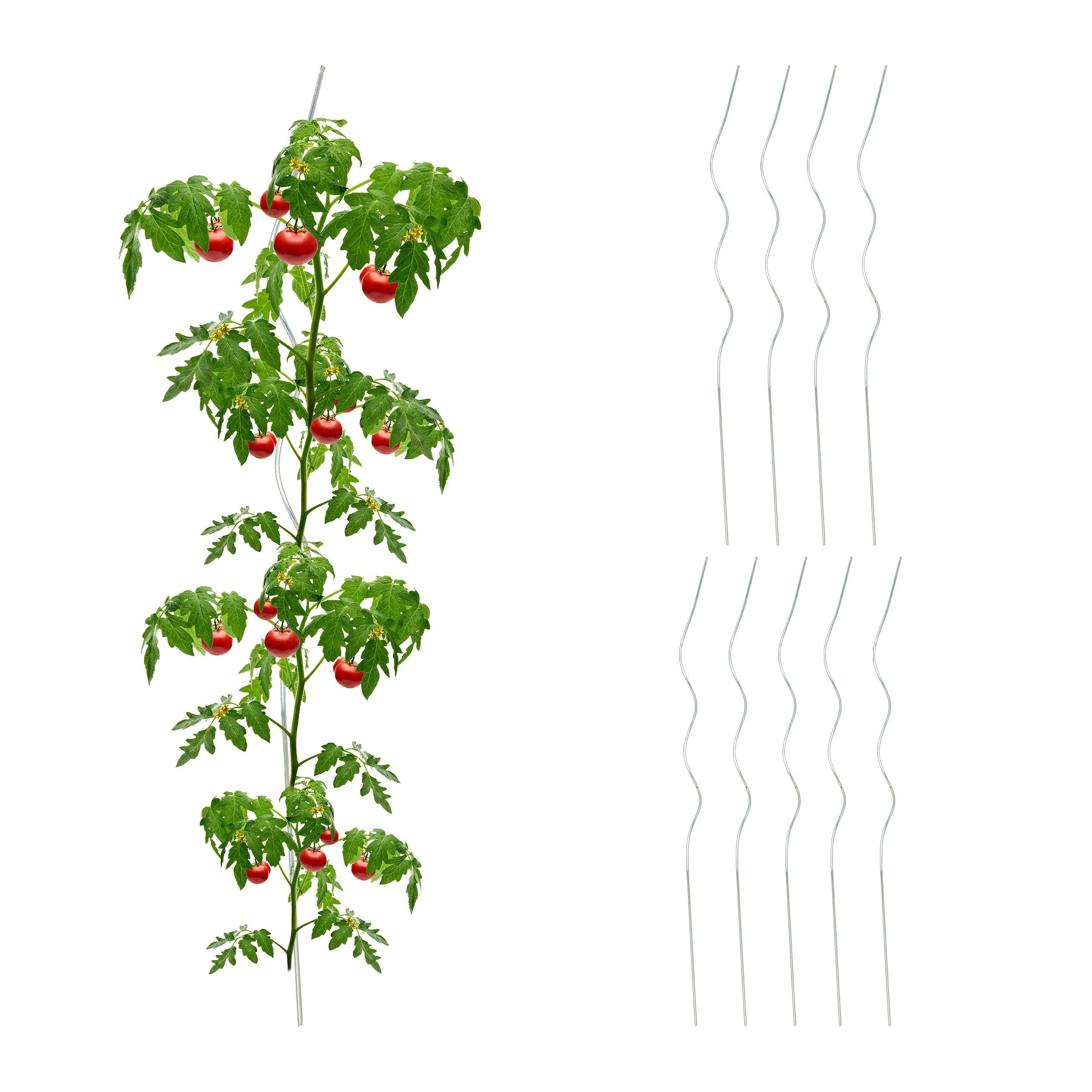 Rankhilfe 10er Set Spiralstäbe Tomaten