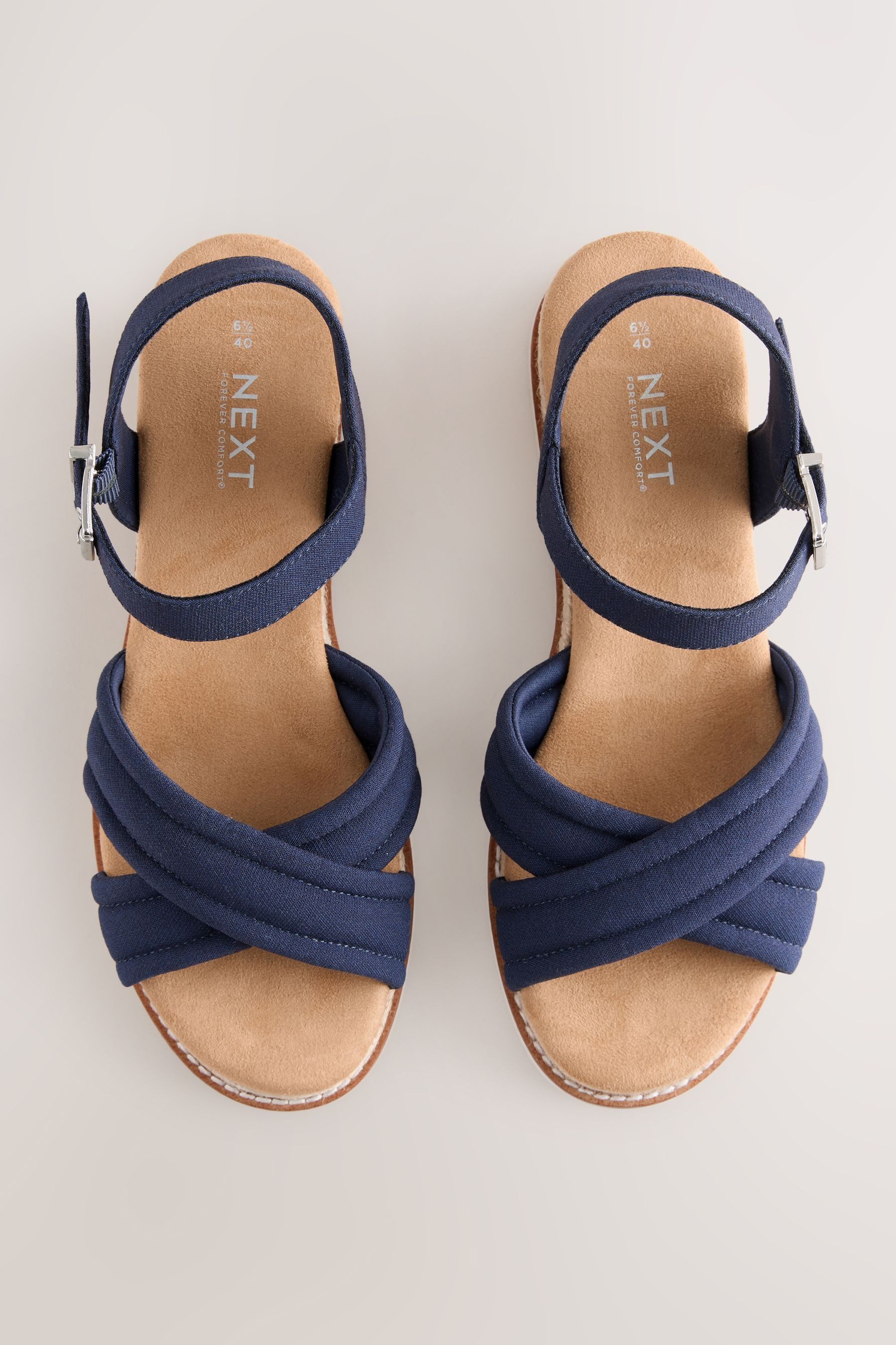 Next Forever Comfort® Keilabsatzschuhe mit X-Riemen Keilsandalette (1-tlg)