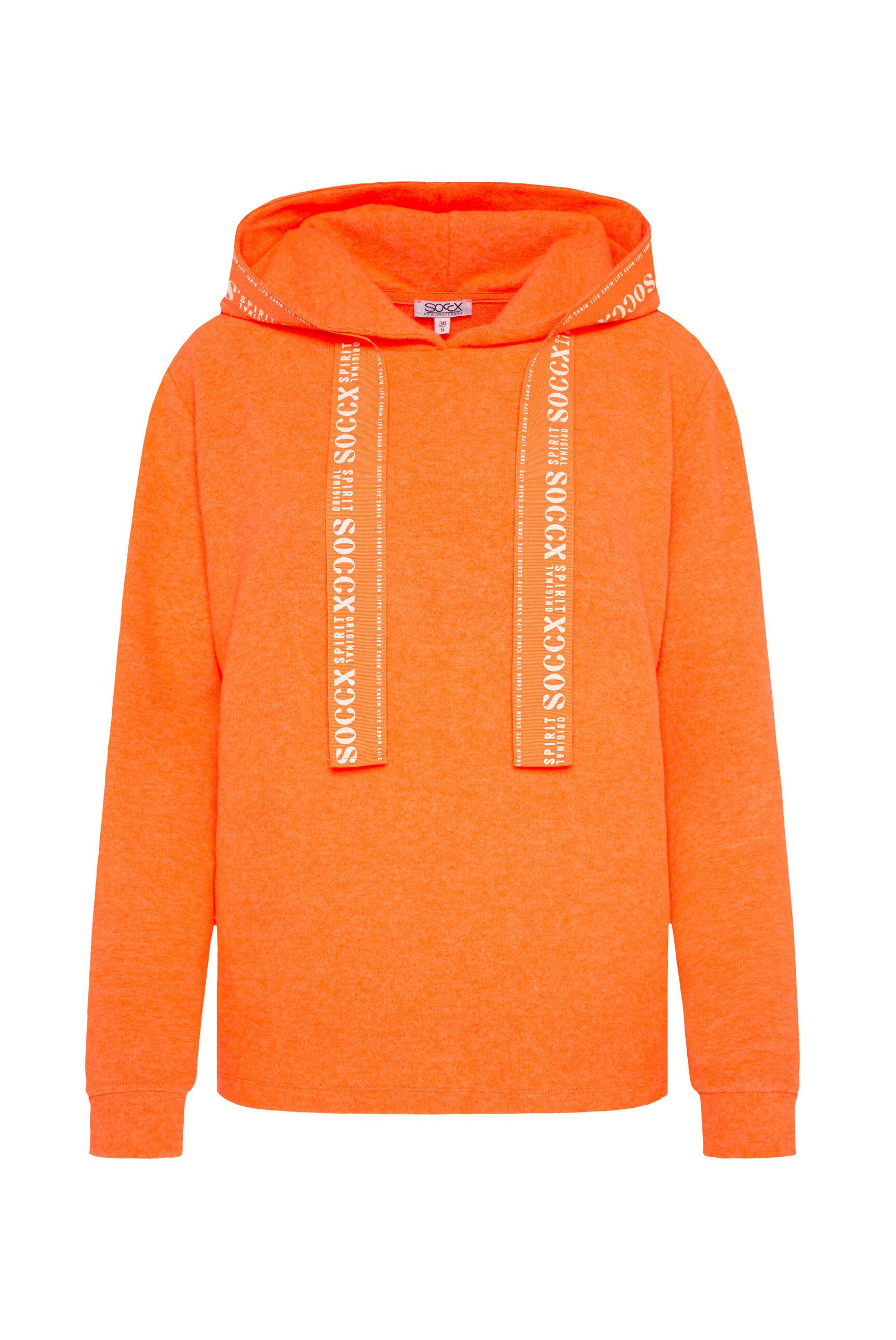 SOCCX Kapuzenpullover aus Feinstrick günstig online kaufen