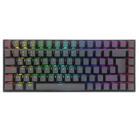 Redragon K629-RGB 75% RGB Backlight Mechanical Gaming-Tastatur (RGB Hintergrundbeleuchtung, Anti-Ghosting Design, Hot-Swap-fähig Schalter, Anti-Rost Metallplatte)