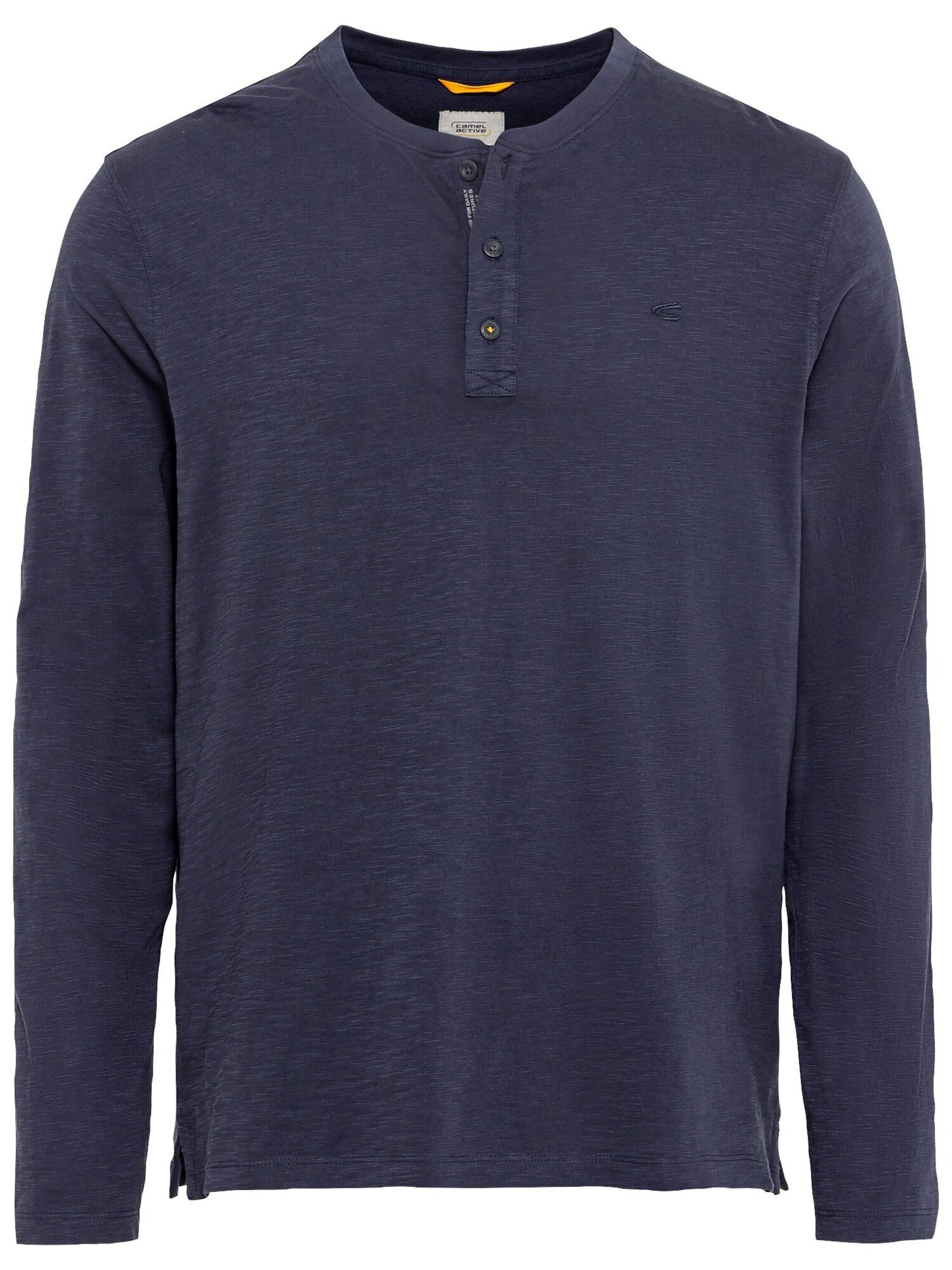 camel active Henleyshirt mit Logostickerei günstig online kaufen