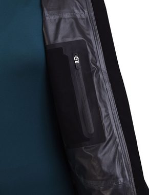 TCA Trainingspullover TCA Damen Regenjacke wasserdicht mit Reißverschlusstaschen - Schwarz (1-tlg)