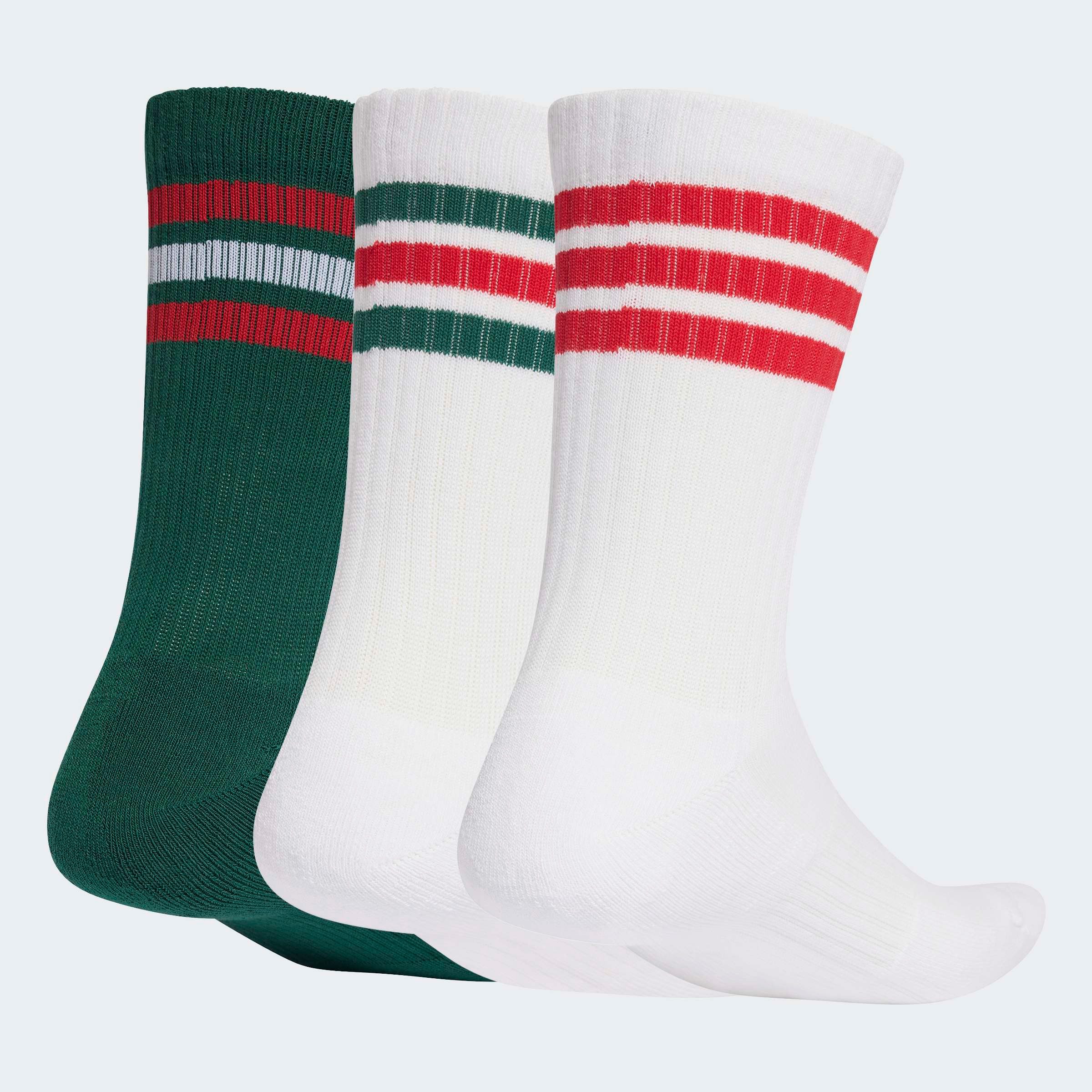 adidas Performance Sportsocken 3-STREIFEN, KNÖCHELLANG, MIT POLSTERUNG, 3ER-PACK (3-Paar) für sportive Aktivitäten und Fitness, 3er-Pack, neutraler Schnitt