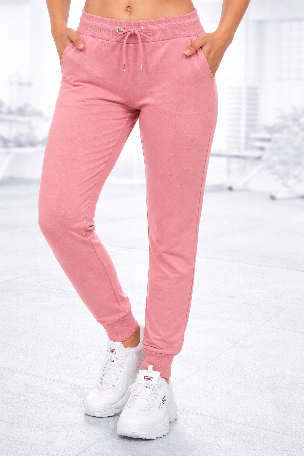 S&S Sweathose Jogginghose Damen Baumwolle Laufhose Sweatpants Trainingshose günstig online kaufen