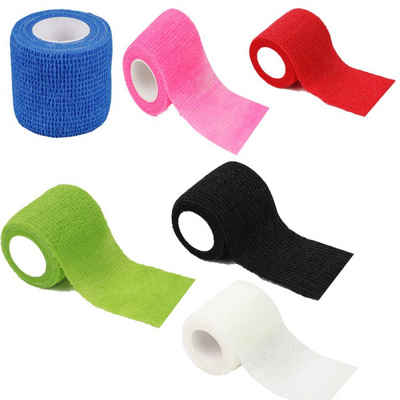 Fivejoy Bandage 12 Rollen Selbstklebender,Haftbandage VerbandCohesive Bandage (12-tlg)