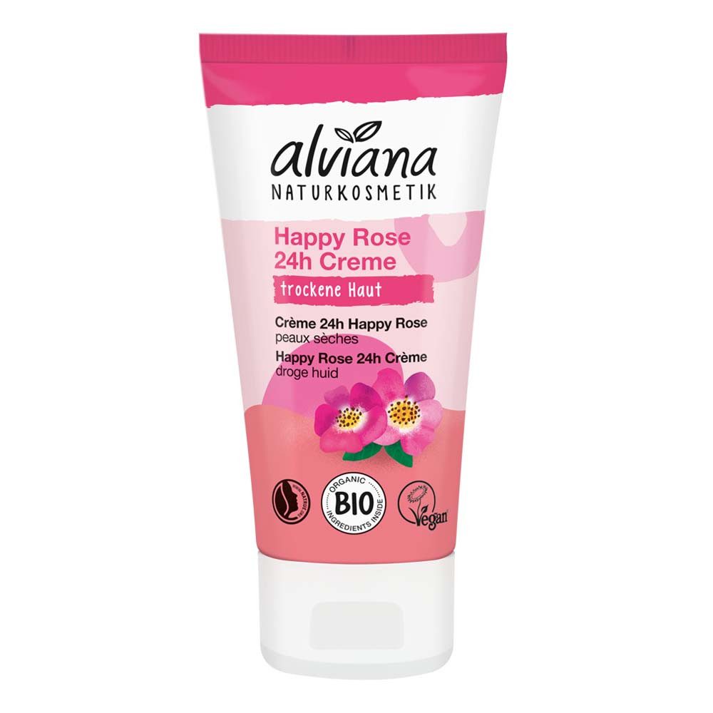alviana Nachtcreme Gesichtspflege - Happy Rose 24h Creme 50ml