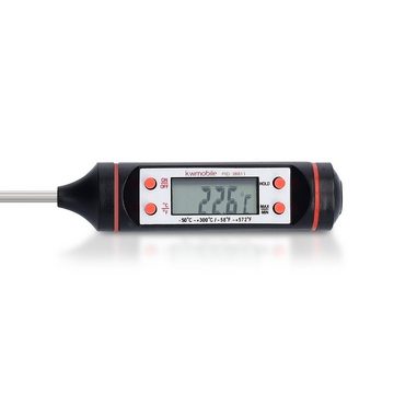 kwmobile Kochthermometer Digitales Fleischthermometer für BBQ Grill - Einstichthermometer, 1-tlg.
