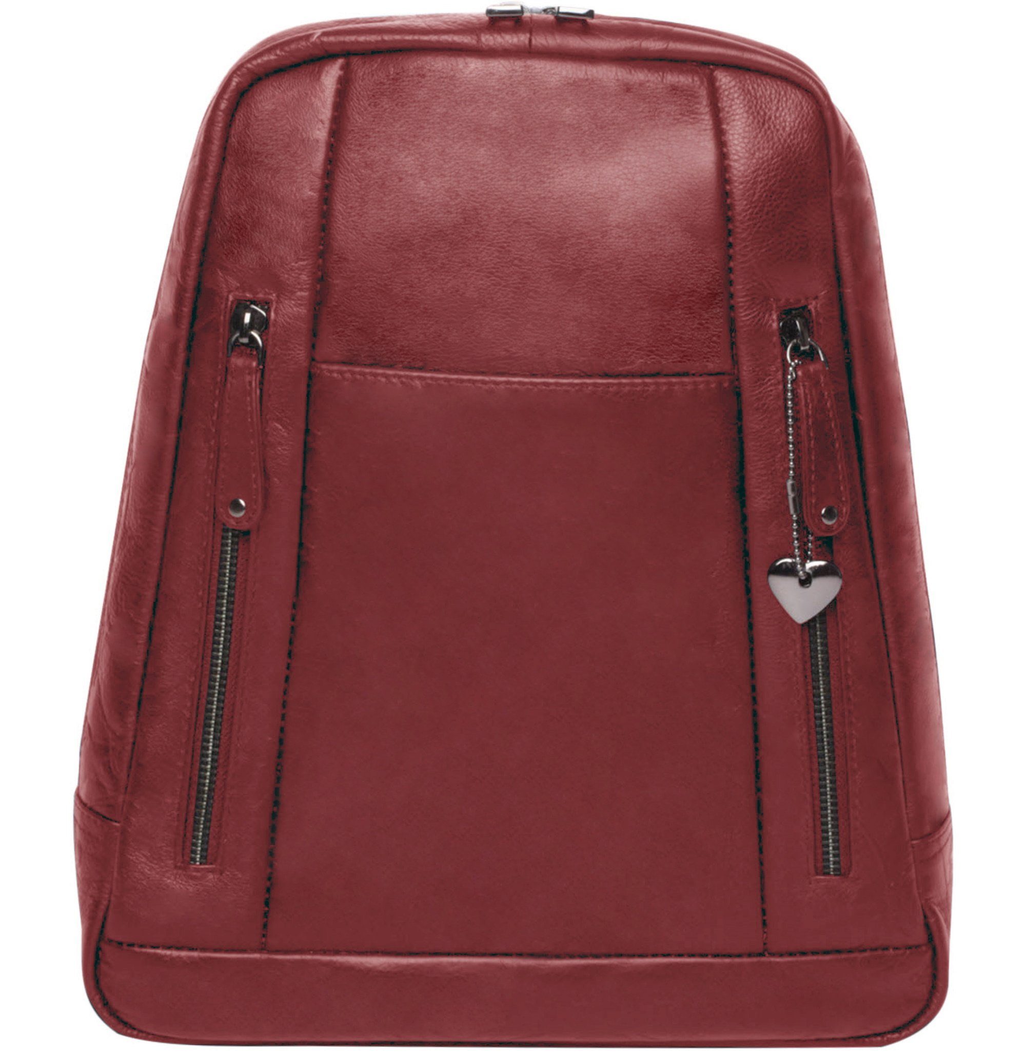 Handtasche Hamburg Rucksack bordeaux