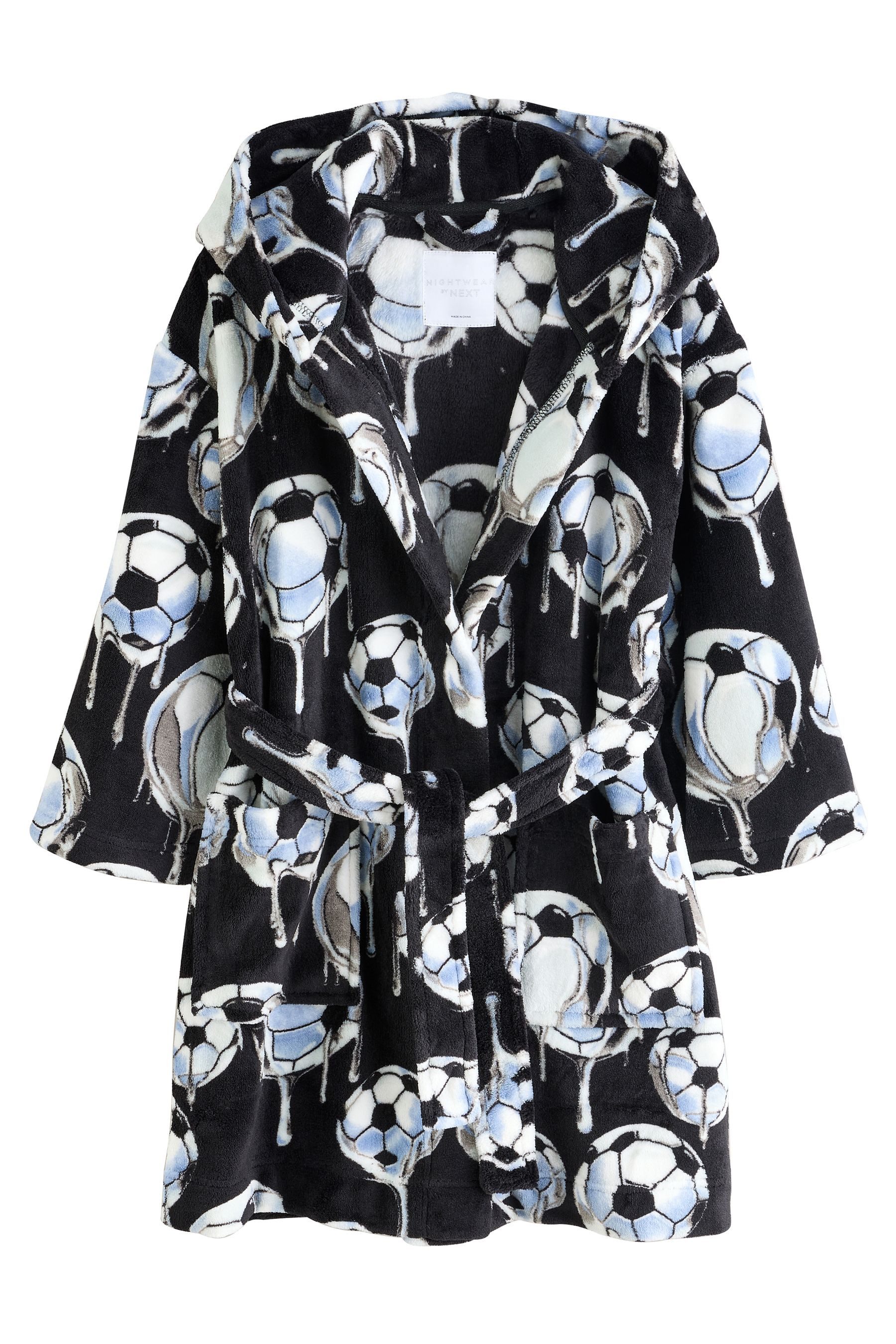 Next Kinderbademantel Fleece-Bademantel, Polyester (recycelt), Polyester