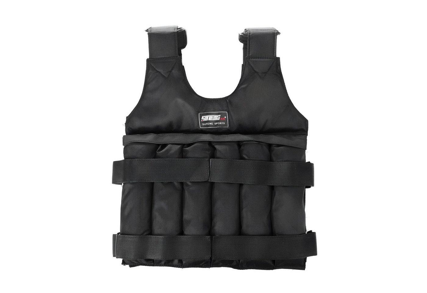Athlix Gewichtsweste Gewichtsweste 1-50kg für Workout, Krafttraining, Laufen, Fitness, Ohne Gewichte, bis 50kg belastbar, 1680D Oxford-Material