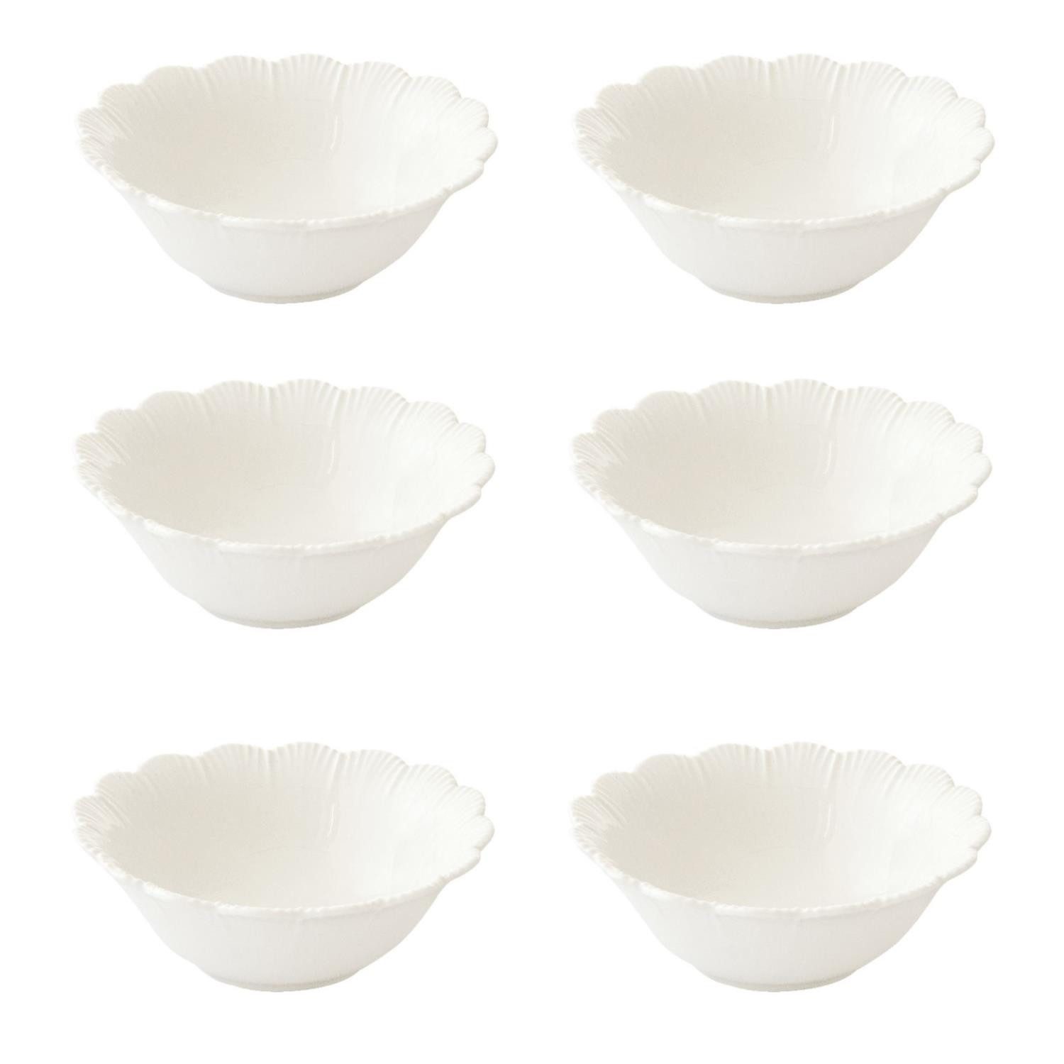 Dessertschale Fleuri Bianco