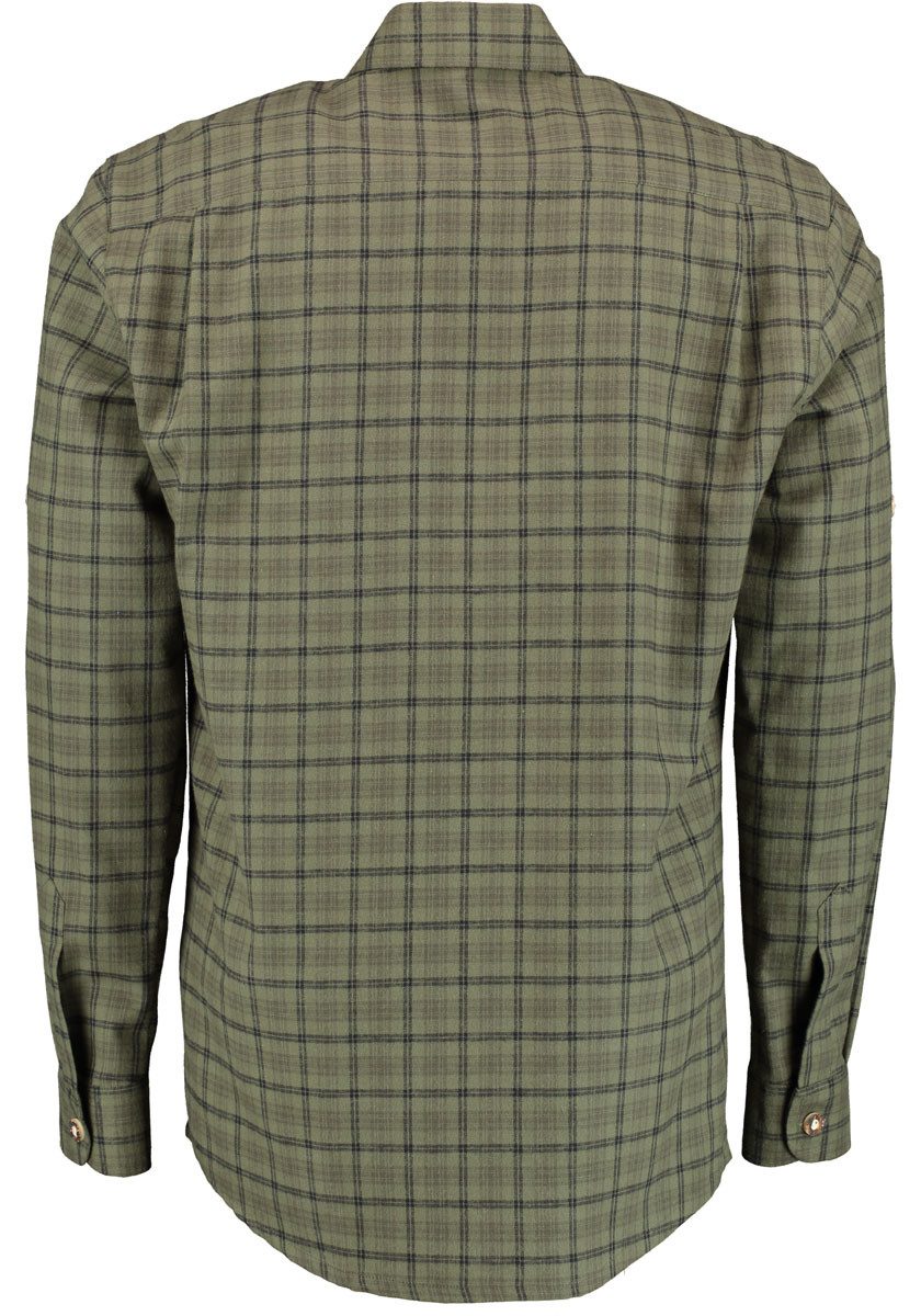 OS Trachten Outdoorhemd Hajeo Regular Fit, Paspel-Brusttasche, Stick auf Kn günstig online kaufen