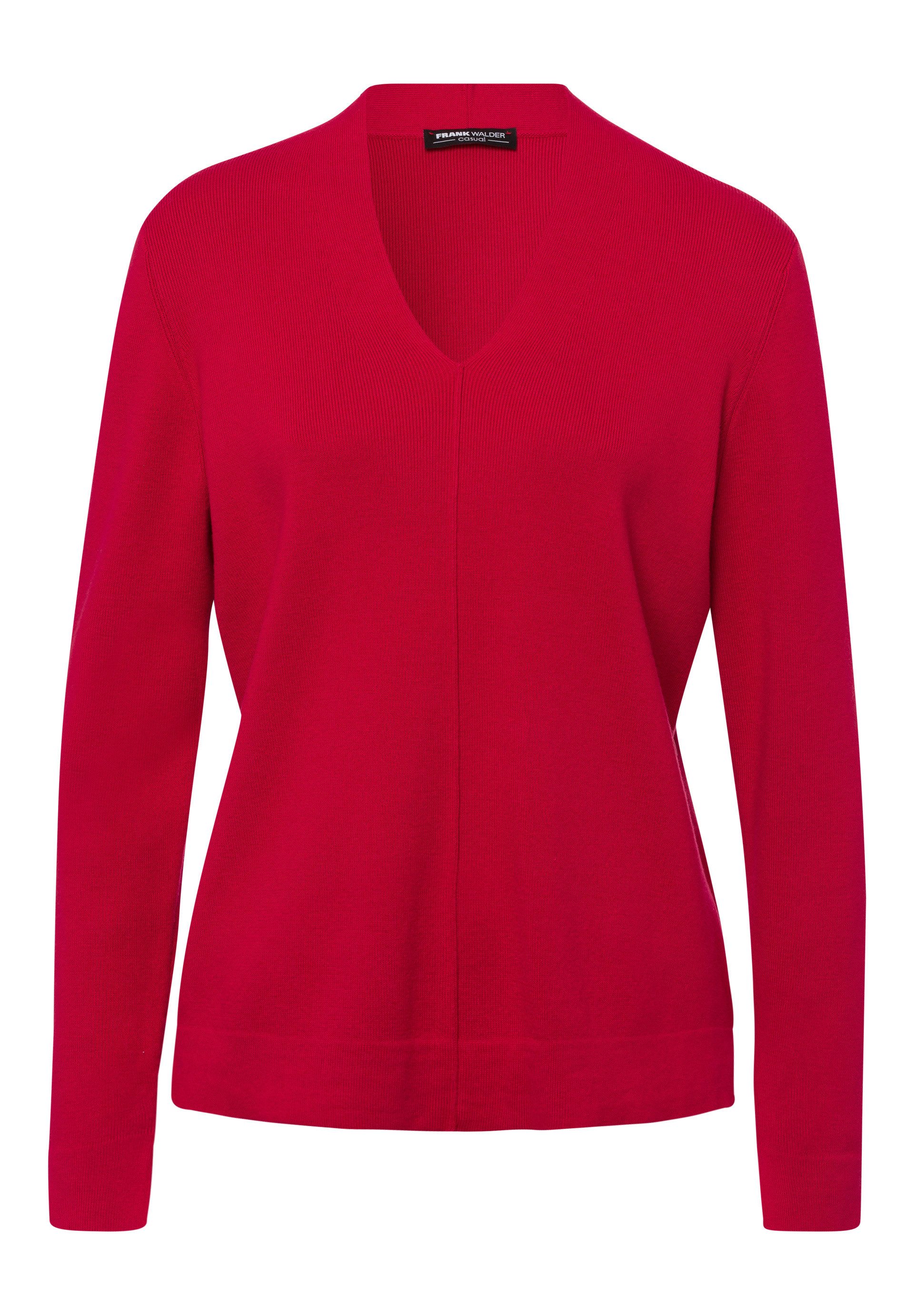 FRANK WALDER Strickpullover aus Cotton-Feinstrick günstig online kaufen