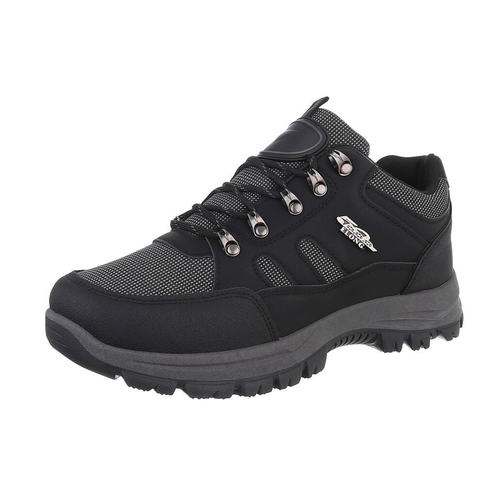 Coolwalk Herren Schnürschuhe Outdoor Сапогиette (87284694) Flach Ботинки in Schwarz