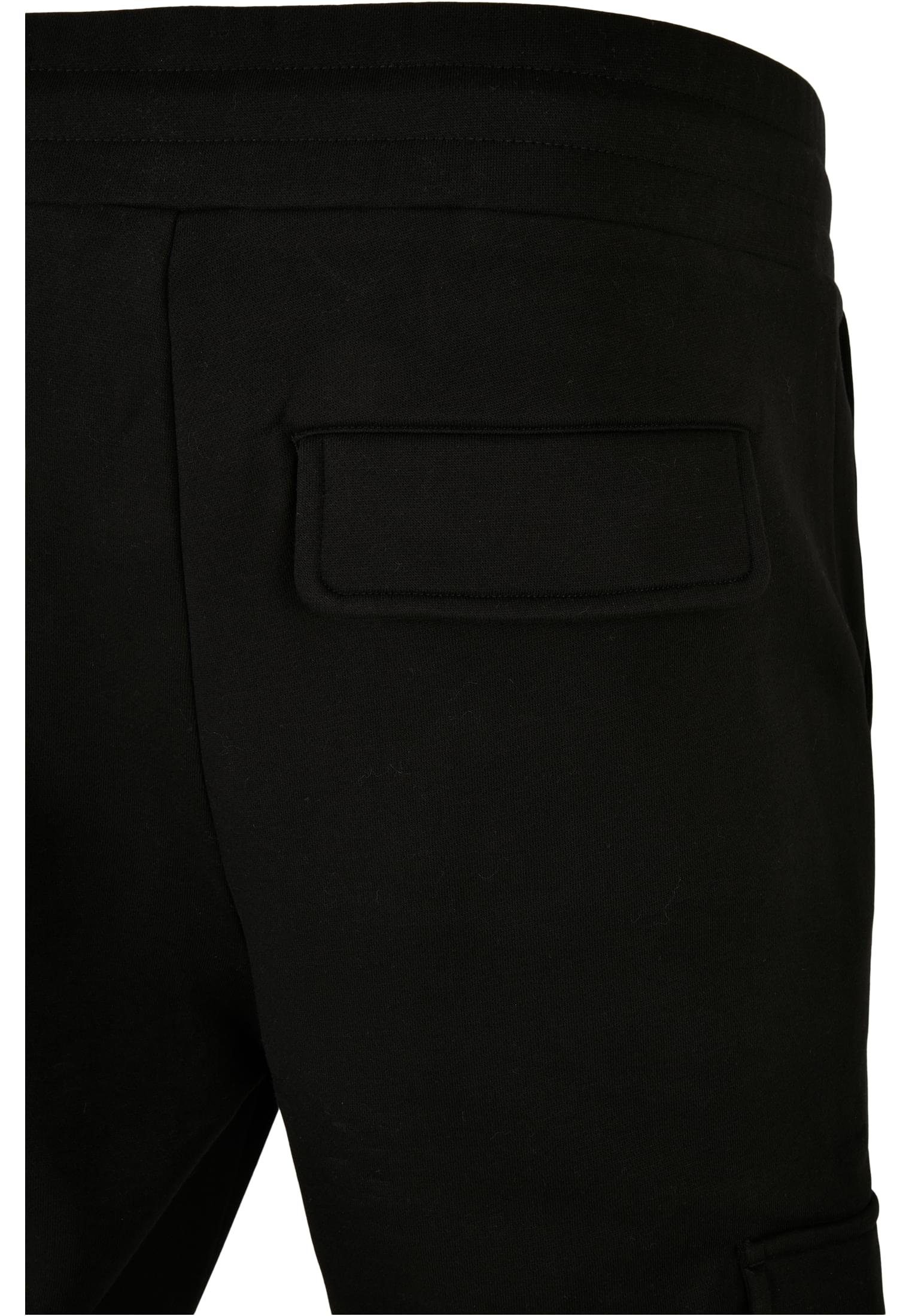 URBAN CLASSICS Stoffhose Herren Cargo black (1-tlg) Sweatpants