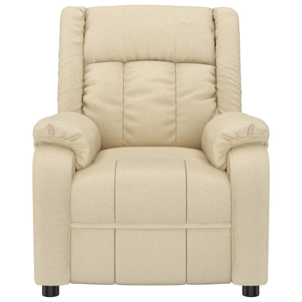 vidaXL Sessel Relaxsessel Creme Stoff (1-St) günstig online kaufen