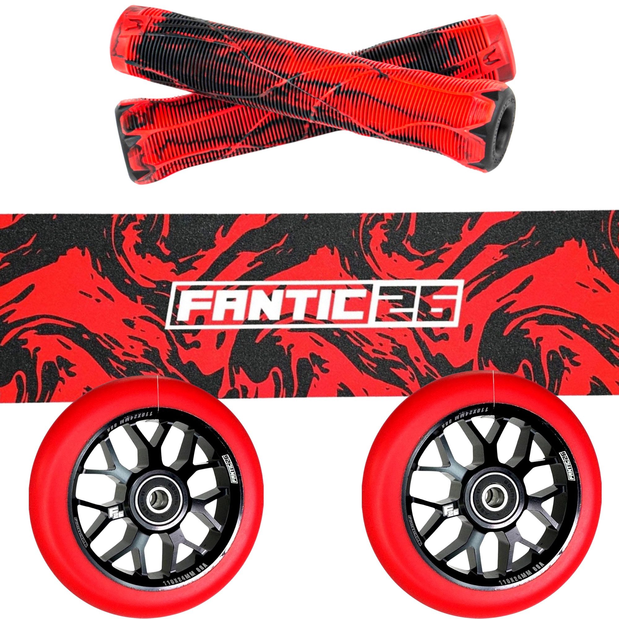 Fantic26 Stuntscooter A+ Fantic26 Stunt-Scooter Ersatzteile Bundle Spar-Sets