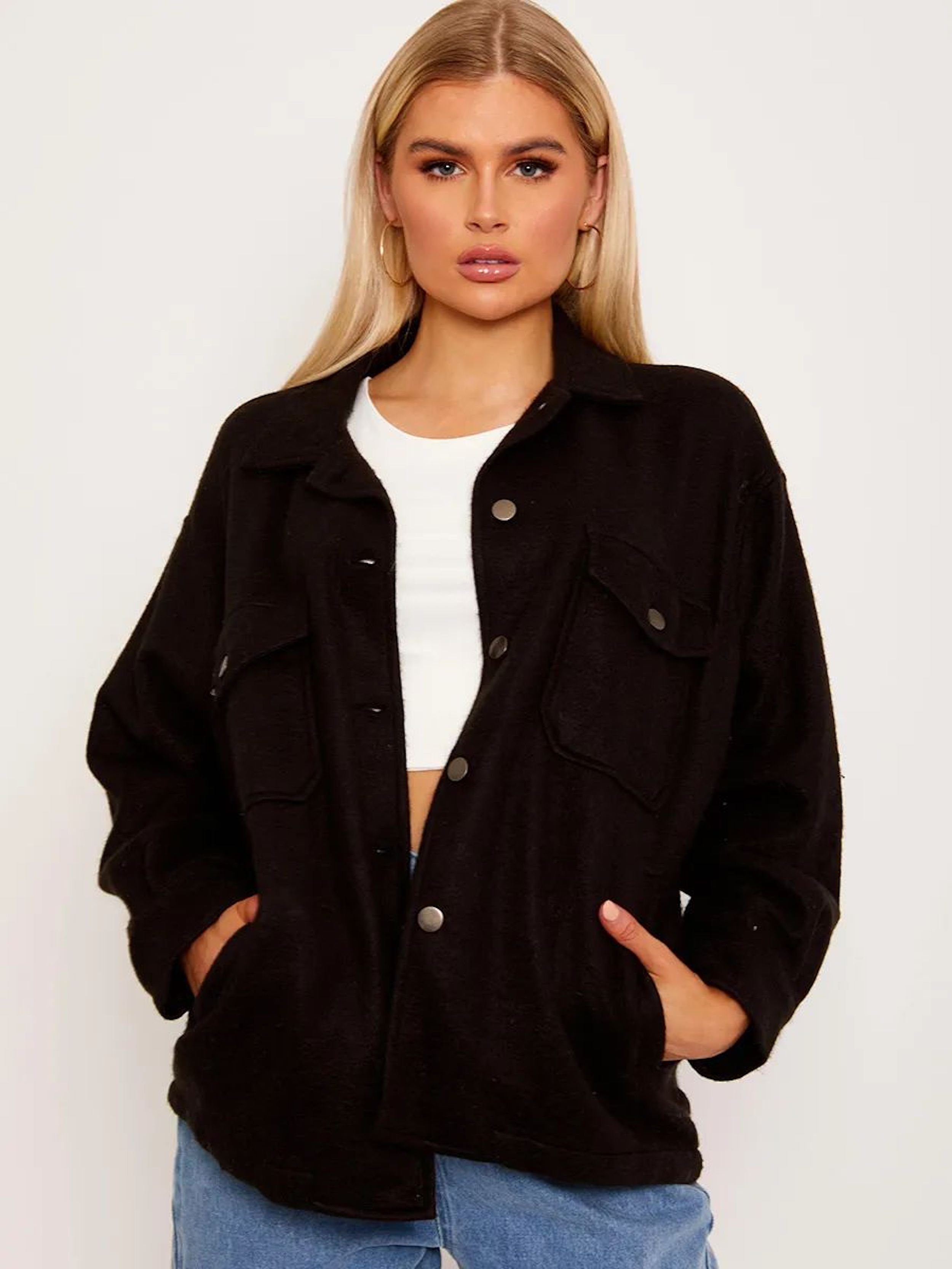 Worldclassca Flanellbluse Worldclassca Damen Oversized Hemd günstig online kaufen
