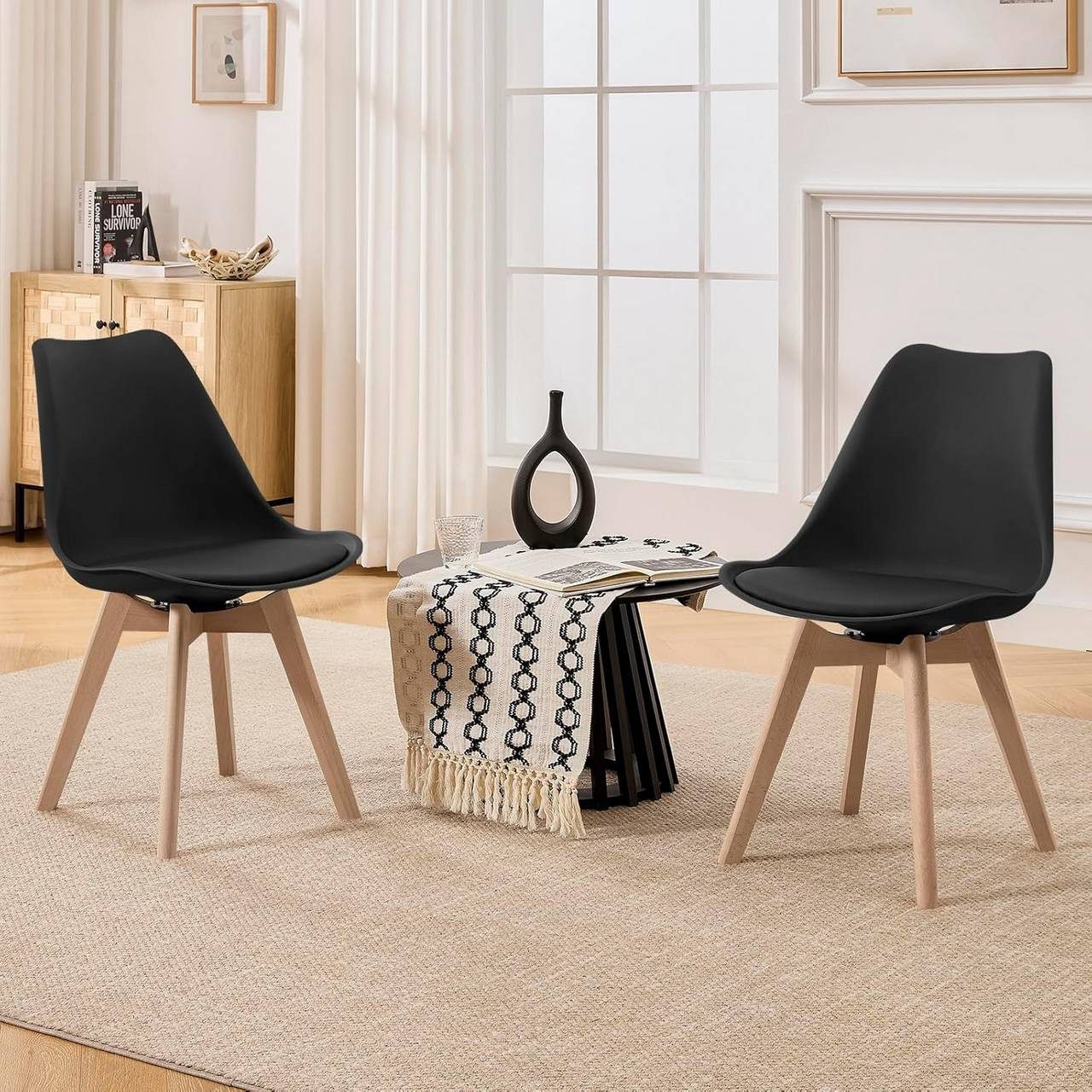 Woltu Esszimmerstuhl (2 St), drehbar 2er Set, Drehstuhl Polsterstuhl, aus M günstig online kaufen